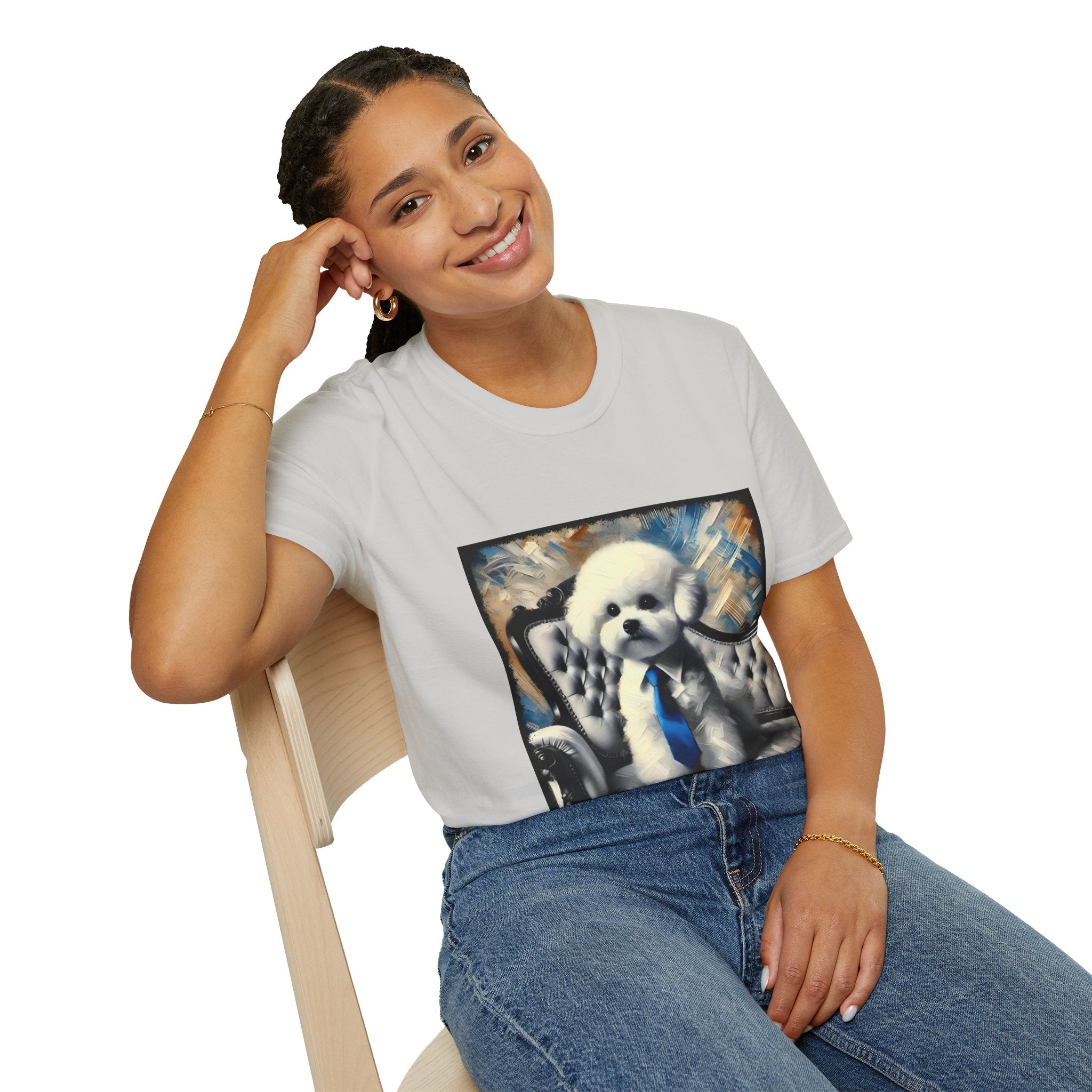 Bichon Frise Handsome Gentleman | Unisex Dog T-Shirt