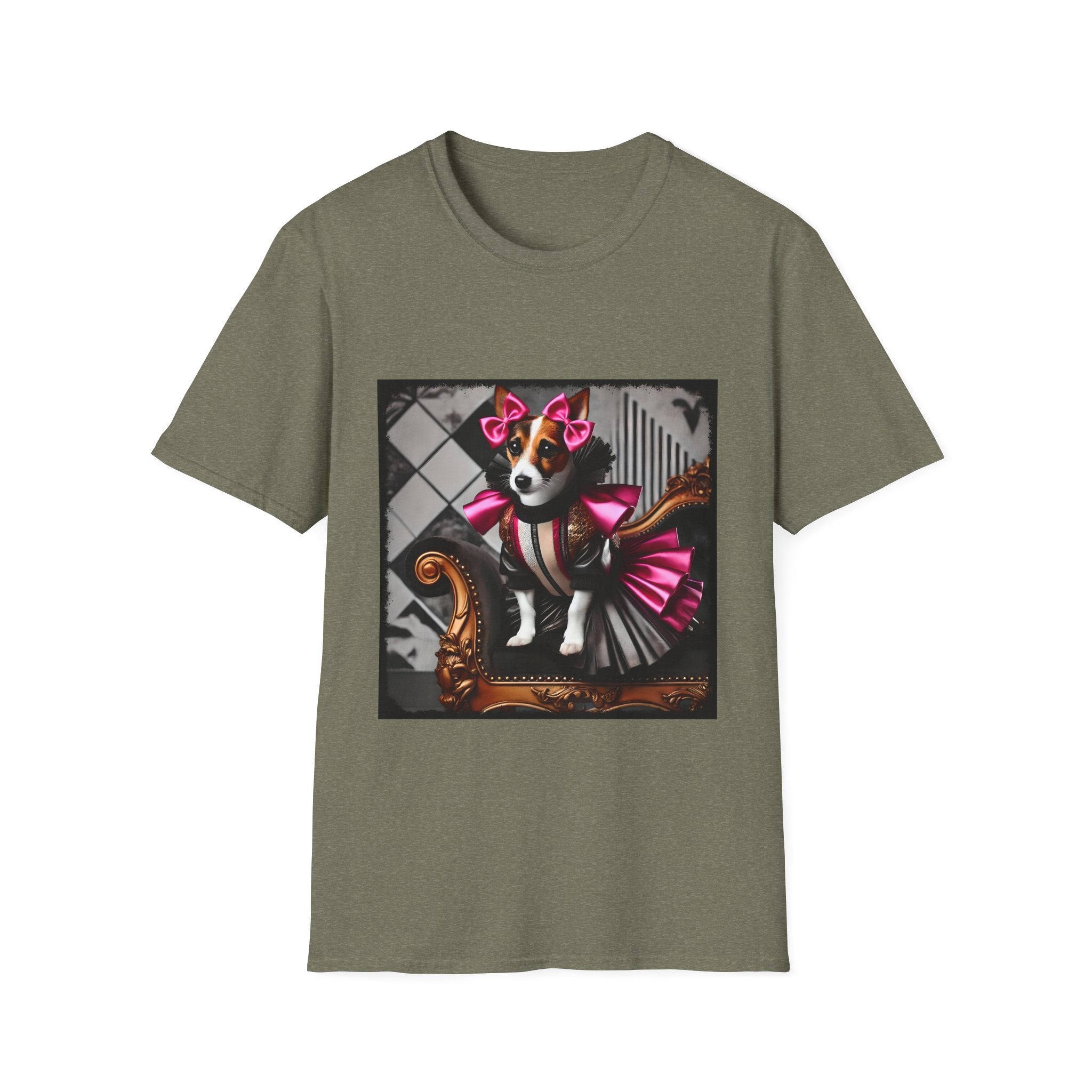 Jack Russell Terrier Pink Rocker | Unisex Dog T-Shirt