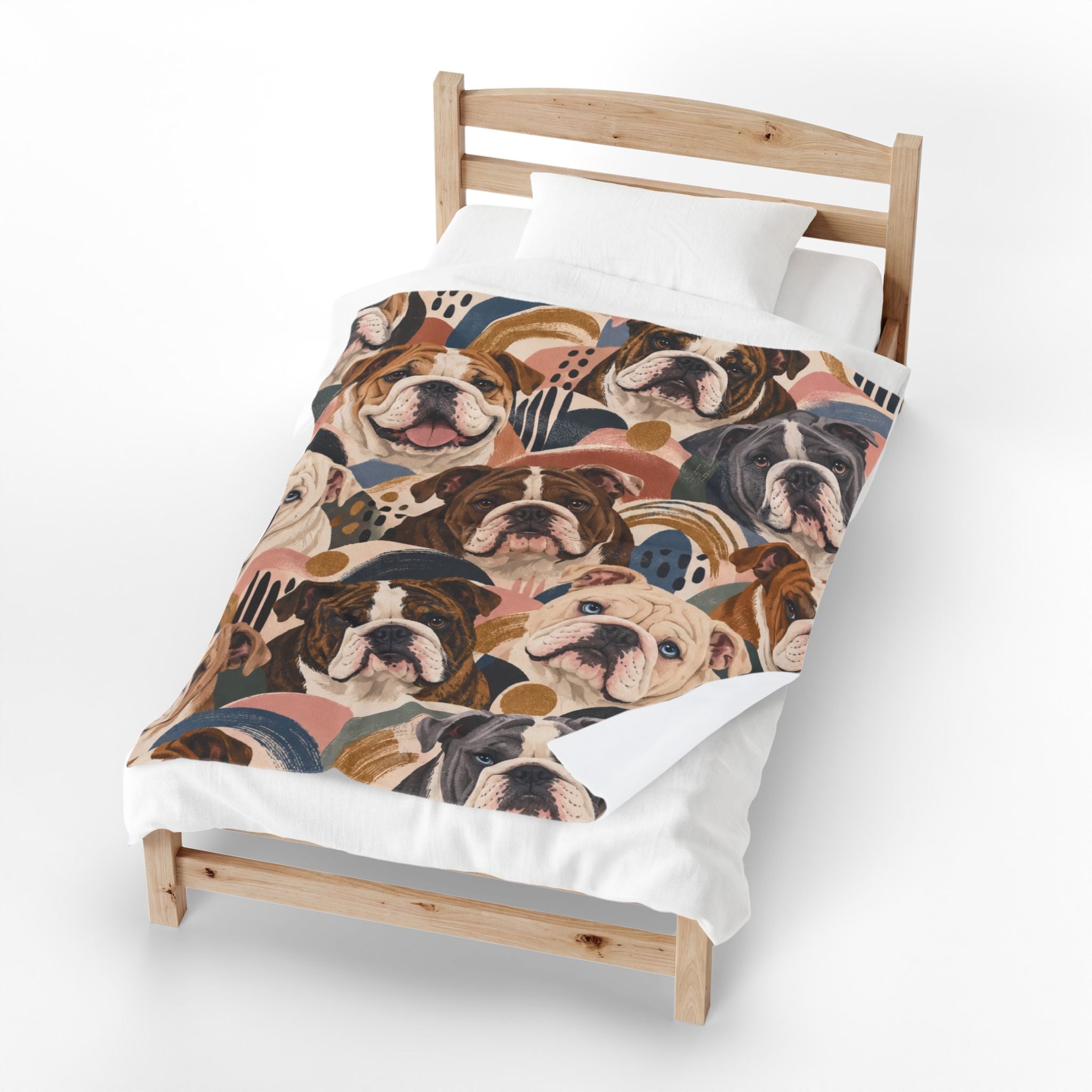 Bulldog Blanket | Mod Squad Dog Lover Gift