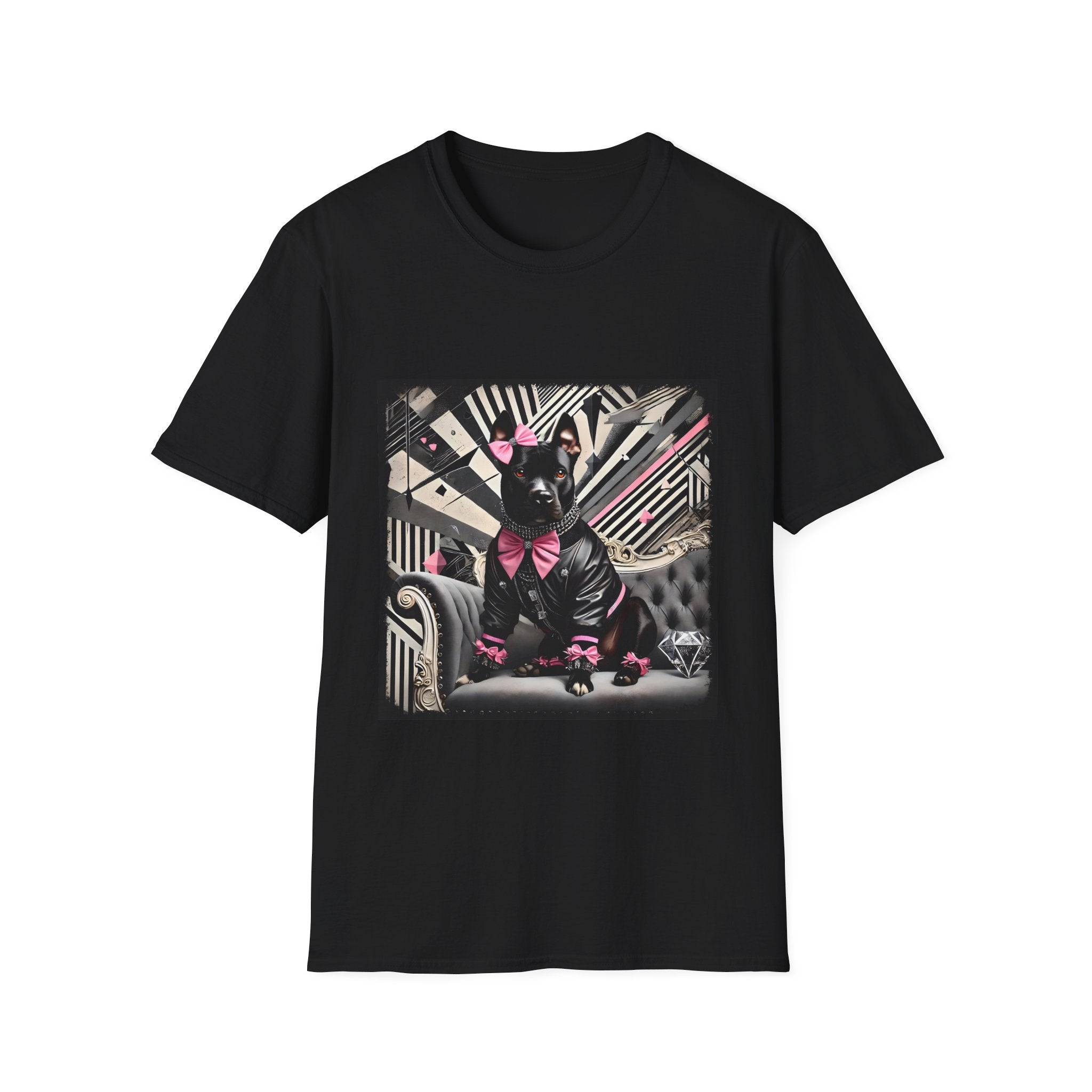 American Pit Bull Terrier Chic Rocker | Unisex Dog T-Shirt