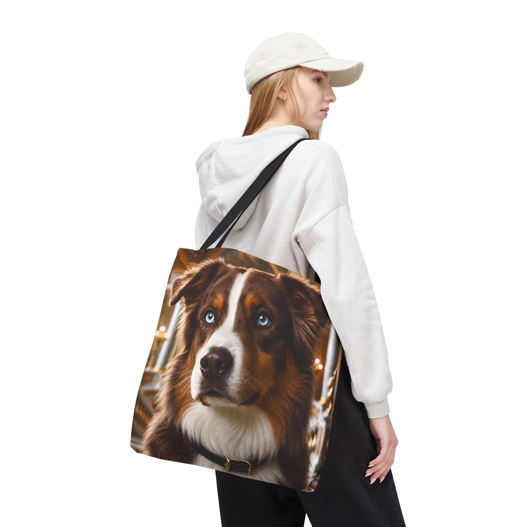 Australian Shepherd Tote Bag | Palace Blue Eyes Dog Lover Gift