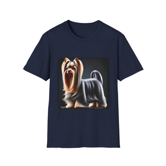 Yorkshire Terrier Best in Show design dog lover unisex t-shirt in navy