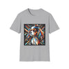 Cavalier King Charles Spaniel Multicolored Geometric | Unisex Dog T-Shirt