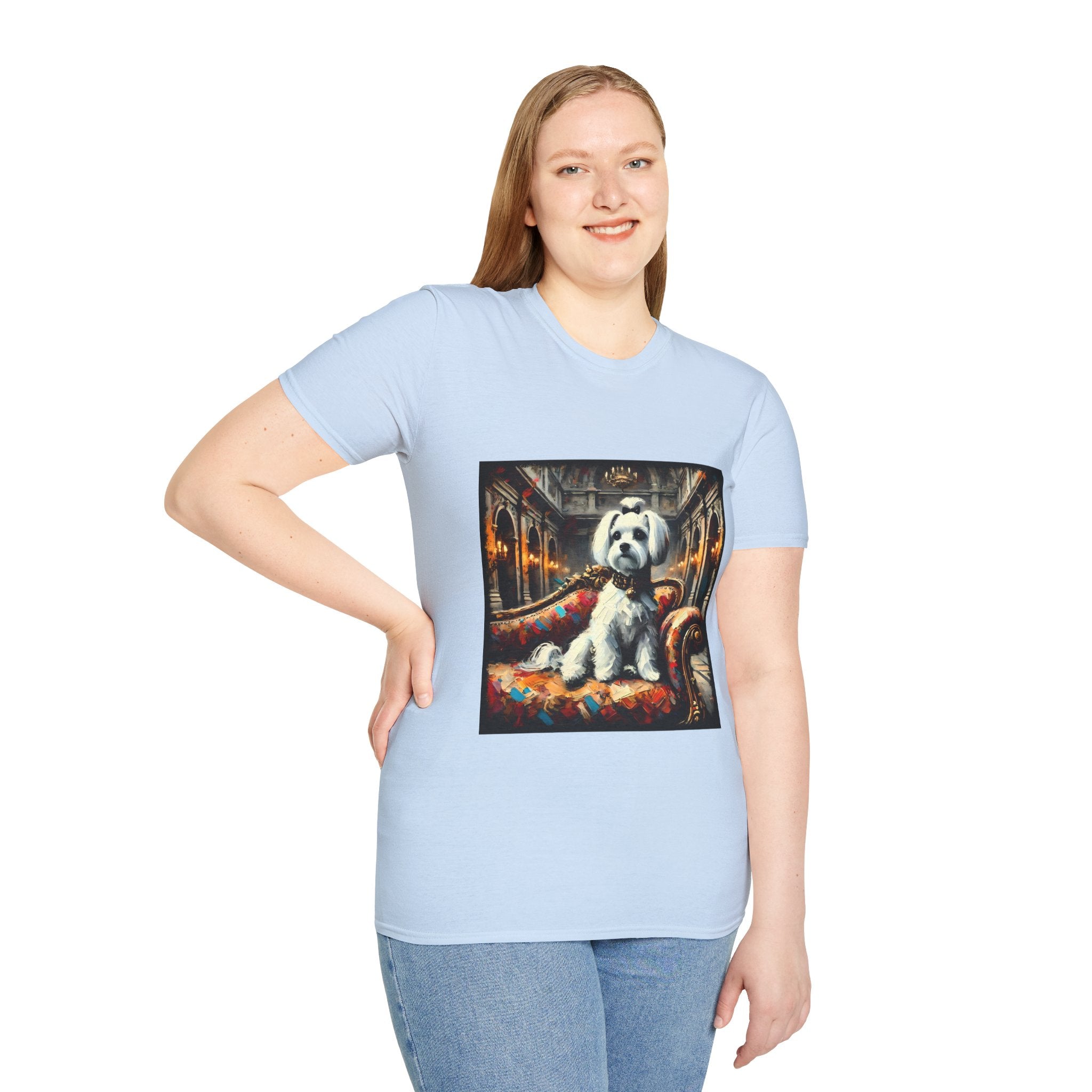 Maltese Bold Classic | Unisex Dog T-Shirt