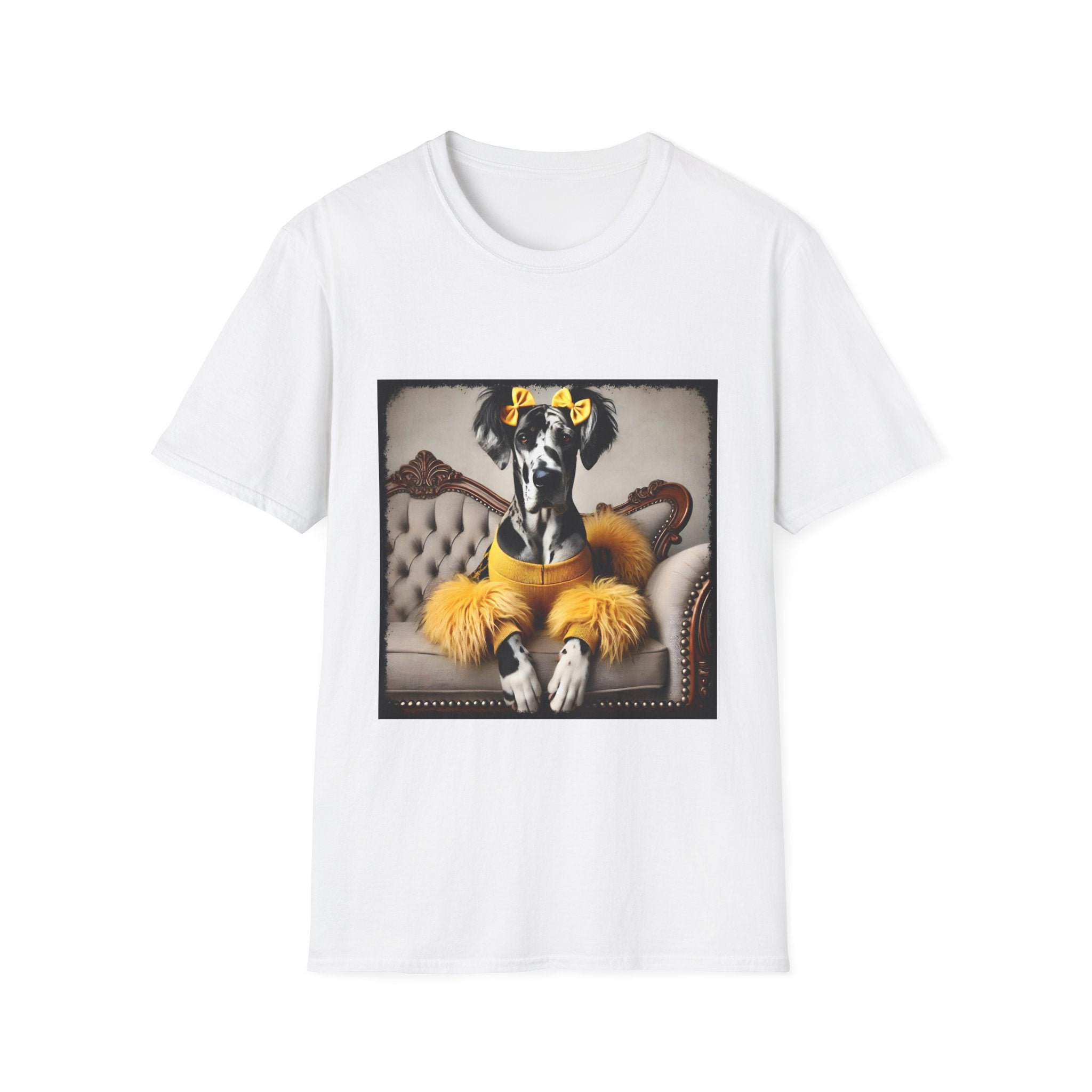 Great Dane Glamour Belle | Unisex Dog T-Shirt