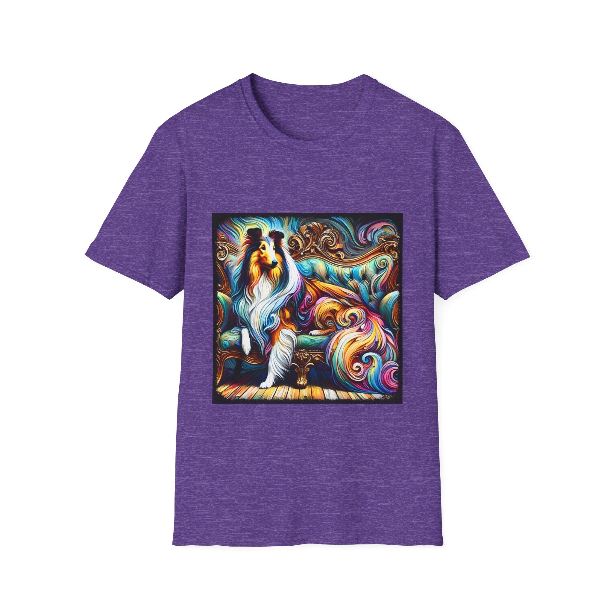 Collie Pastel Swirl | Unisex Dog T-Shirt