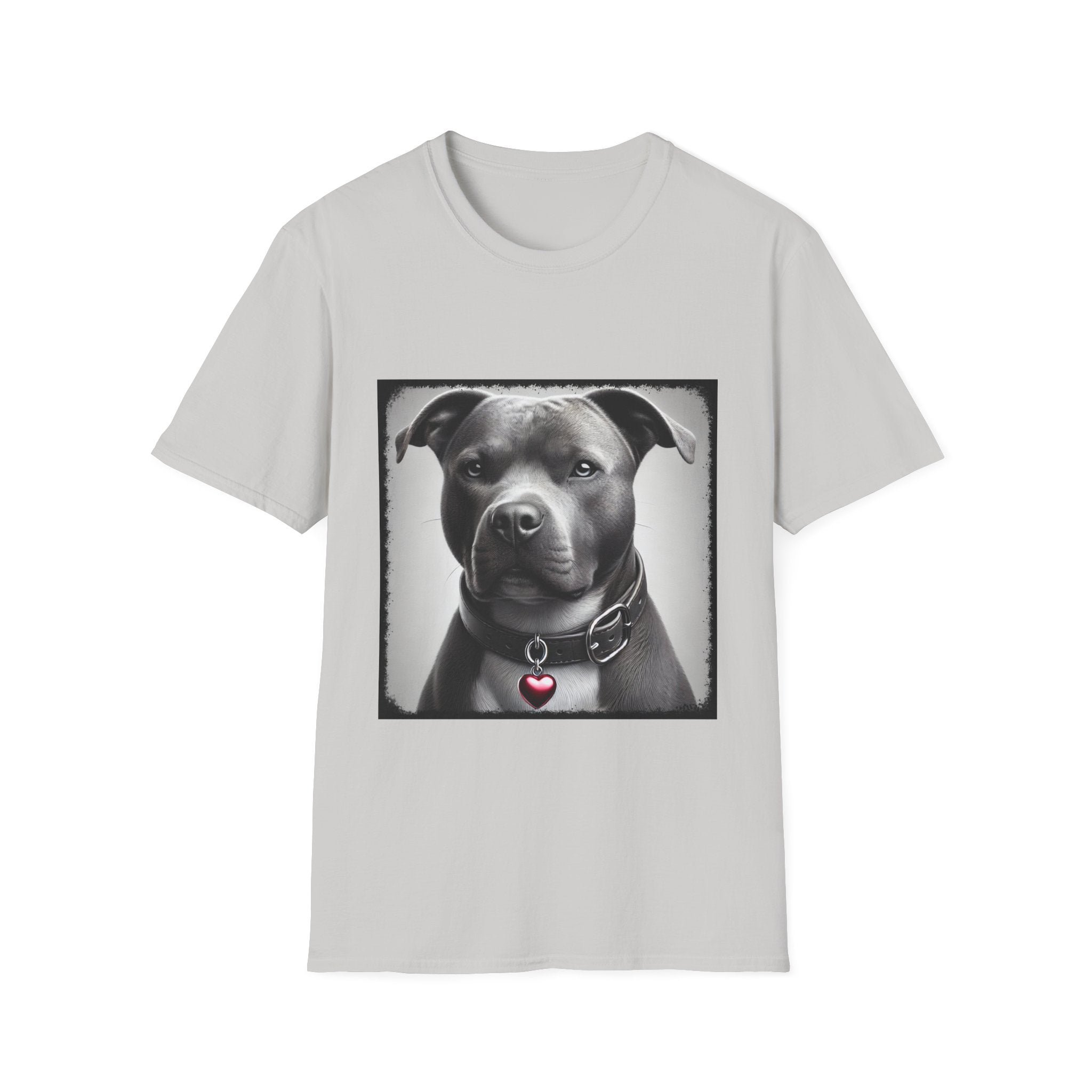 American Pit Bull Terrier Shirt | Heart Charm Dog Lover Tee