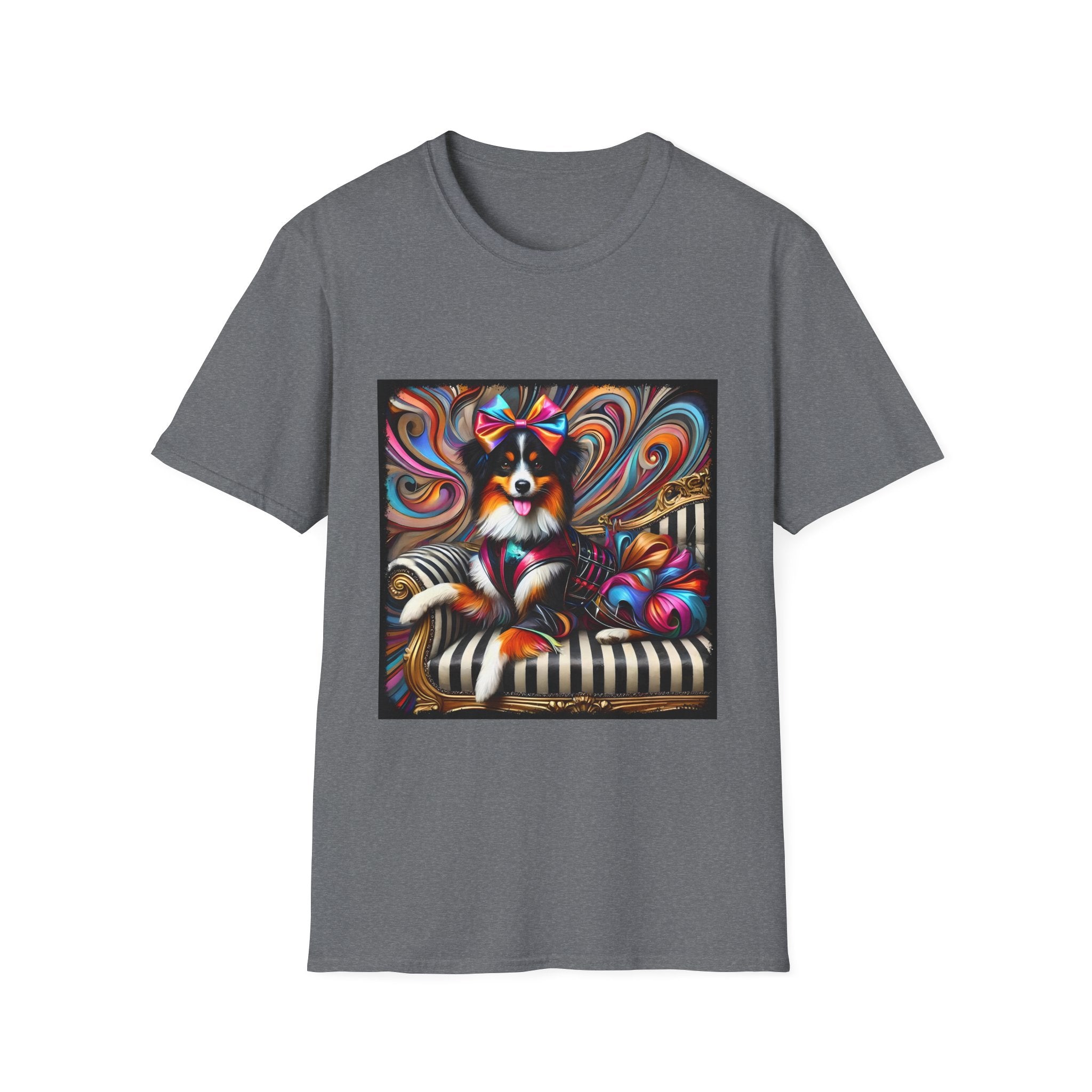 Australian Shepherd Bold Glam Rocker | Unisex Dog T-Shirt
