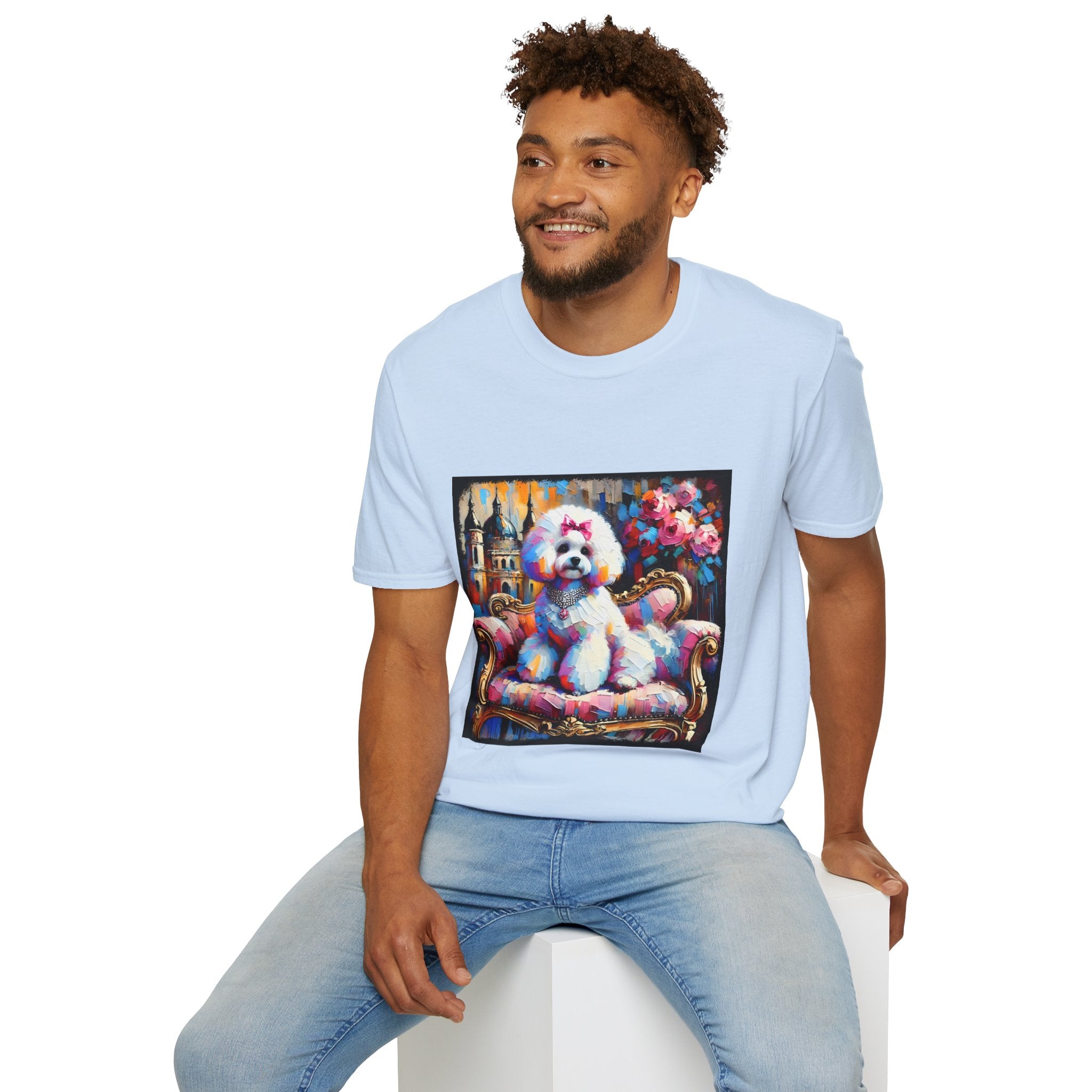 Bichon Frise diamond Princess Classic | Unisex Dog T-Shirt