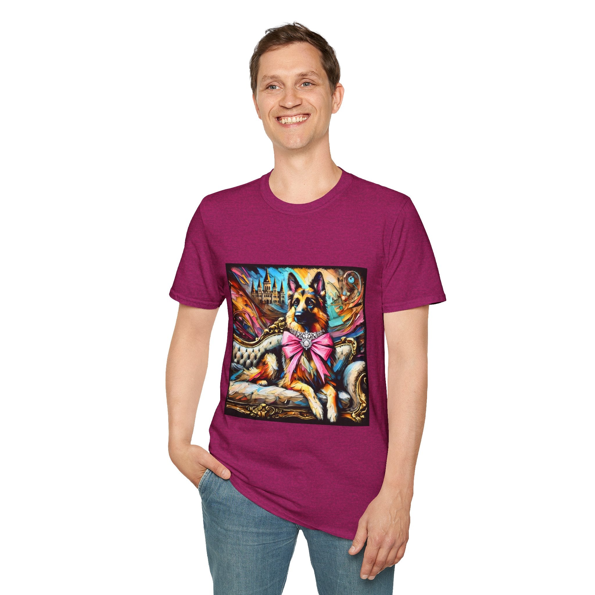 German Shepherd Diamond Princess Classic II | Unisex Dog T-Shirt