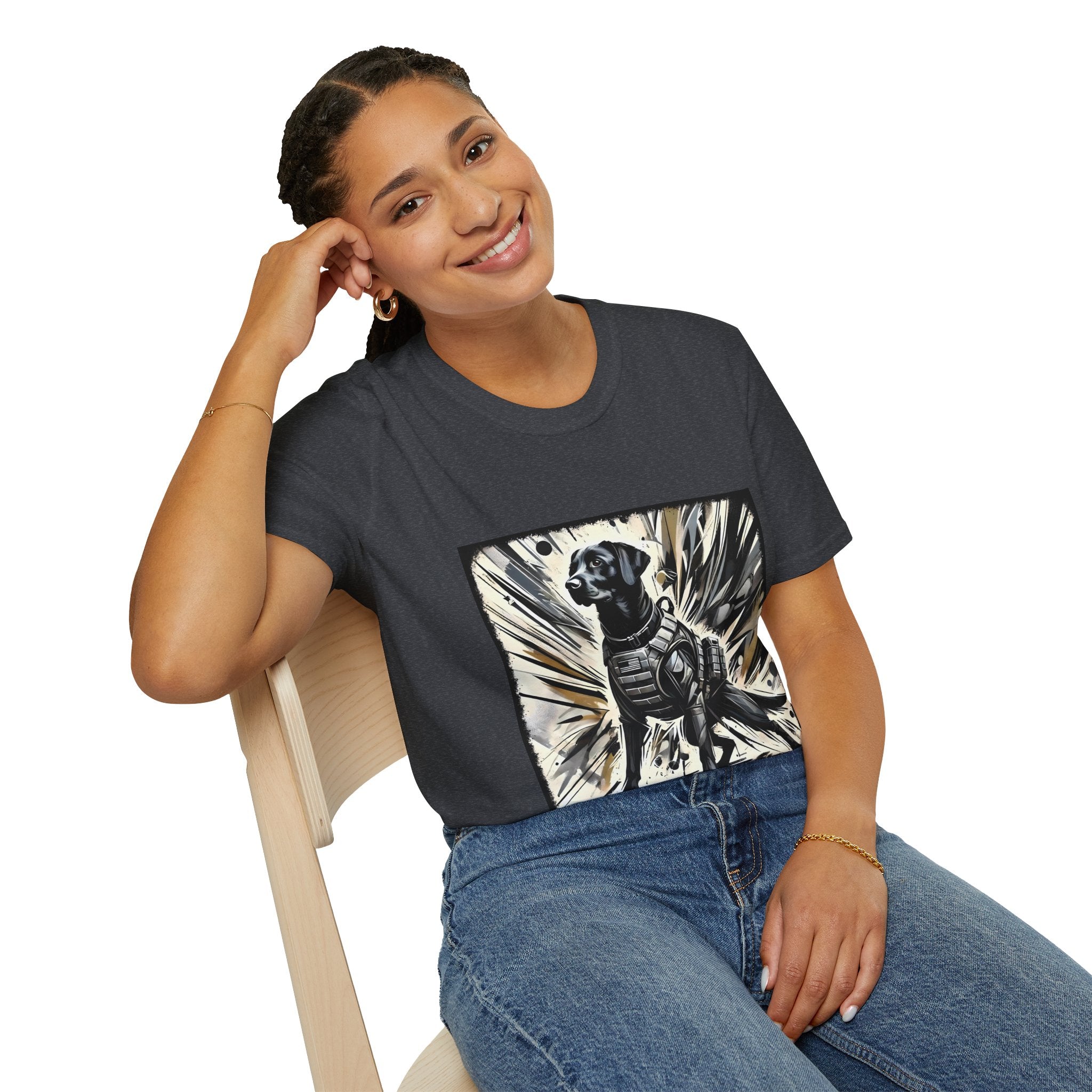 Labrador Retriever Bold Armor Classic | Unisex Dog T-Shirt