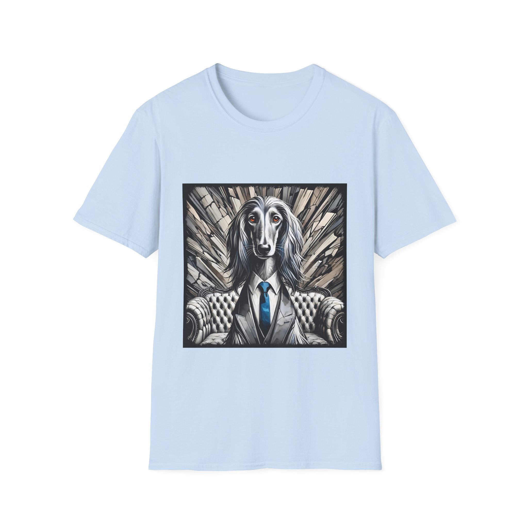 Afghan Hound Shirt | B&W Bold Gentleman Dog Lover Tee