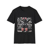 German Shorthaired Pointer B&W Pink Bow Rocker | Unisex Dog T-Shirt