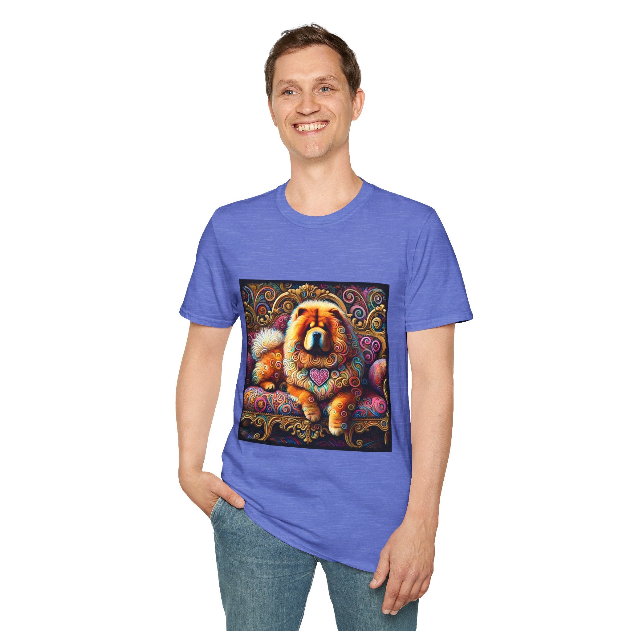 Chow Chow Love Swirl | Unisex Dog T-Shirt
