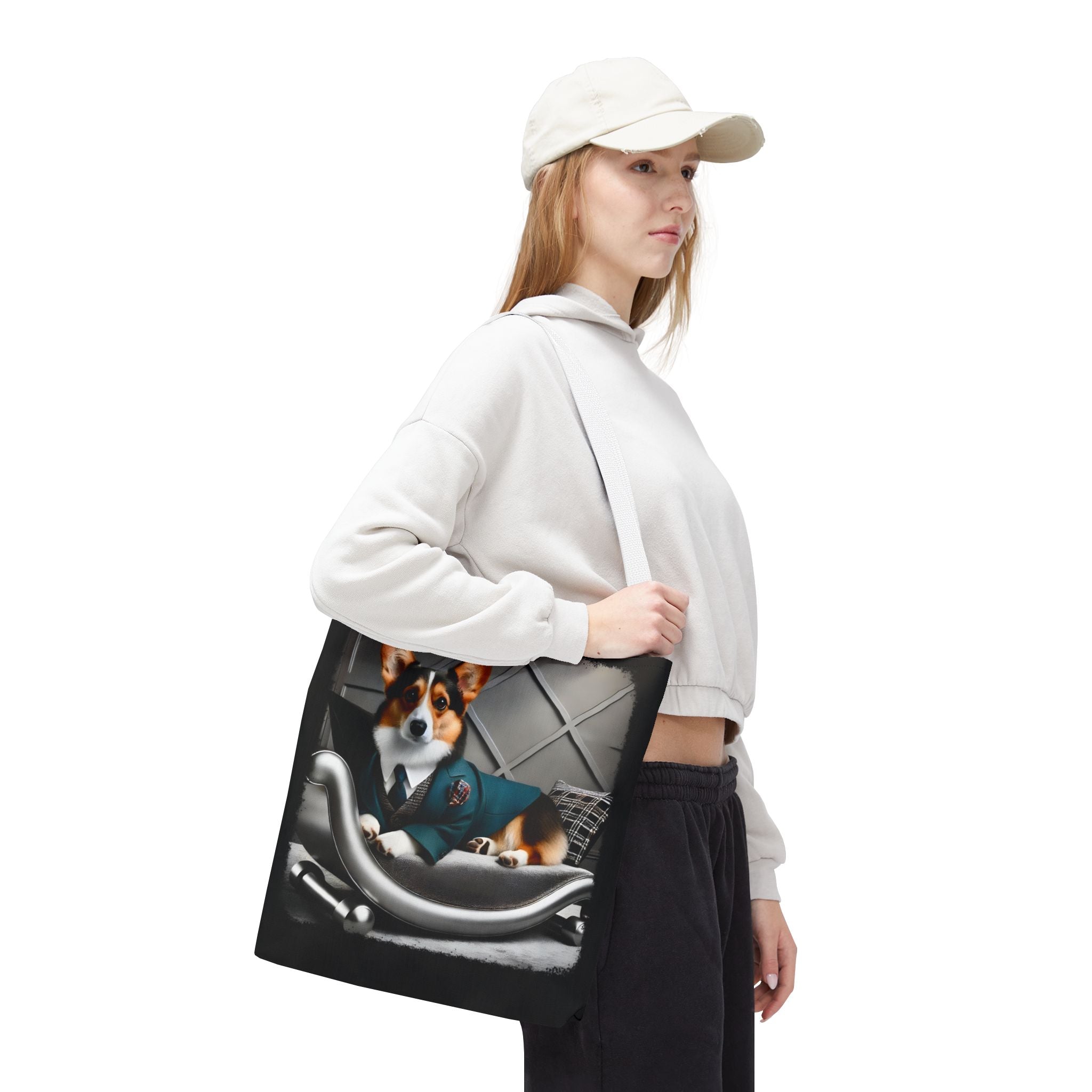 Pembroke Welsh Corgi Tote Bag | Chic Chap Dog Lover Gift