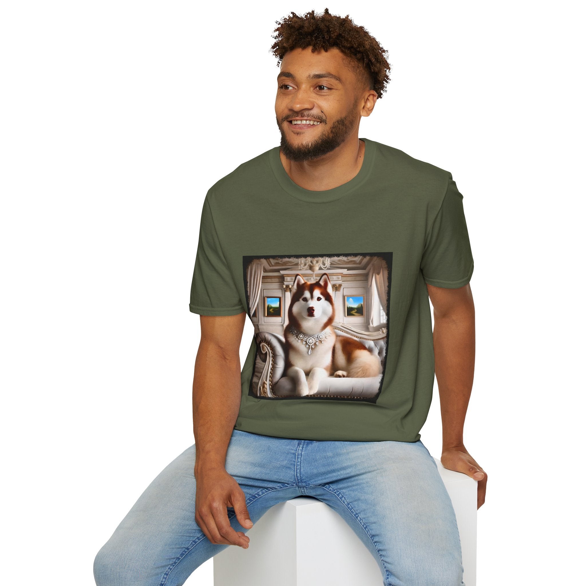 Siberian Husky Red Princess | Unisex Dog T-Shirt