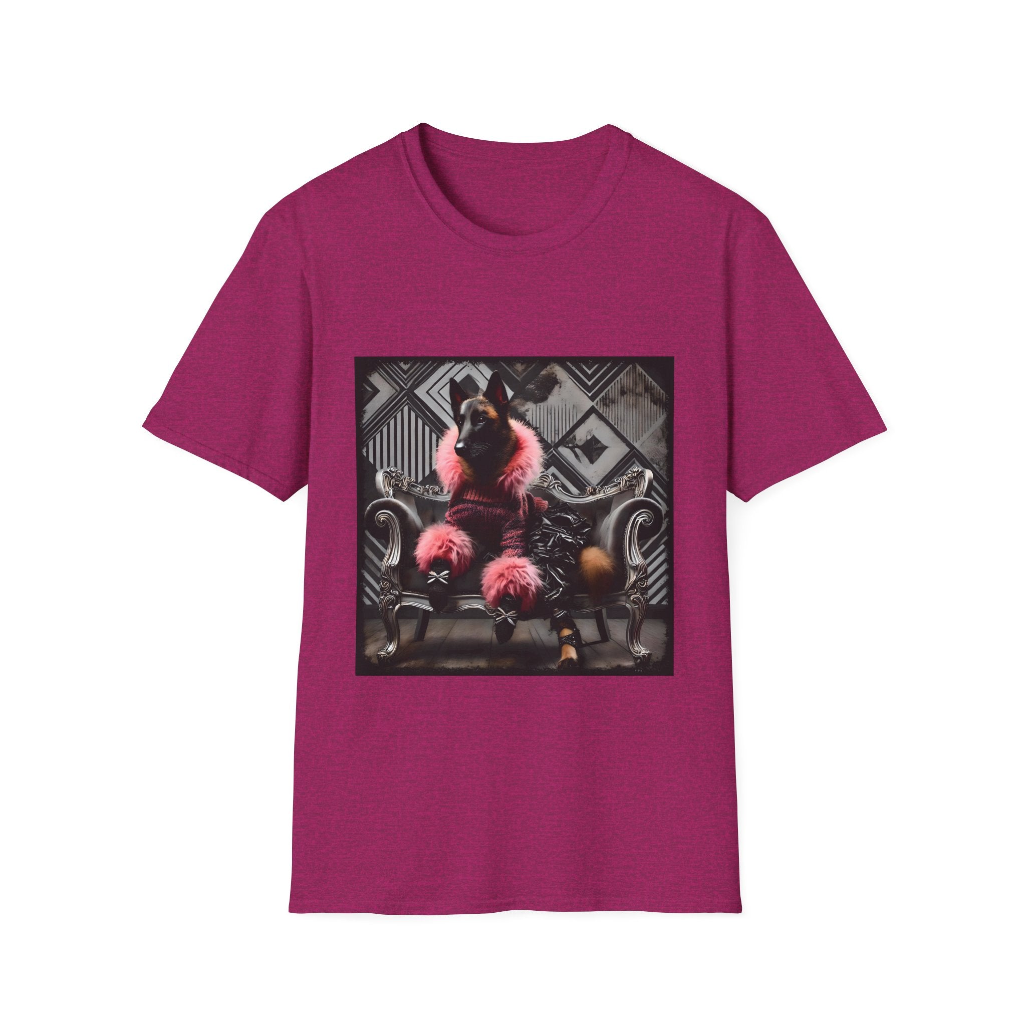 Belgian Malinois Chic Rocker | Unisex Dog T-Shirt