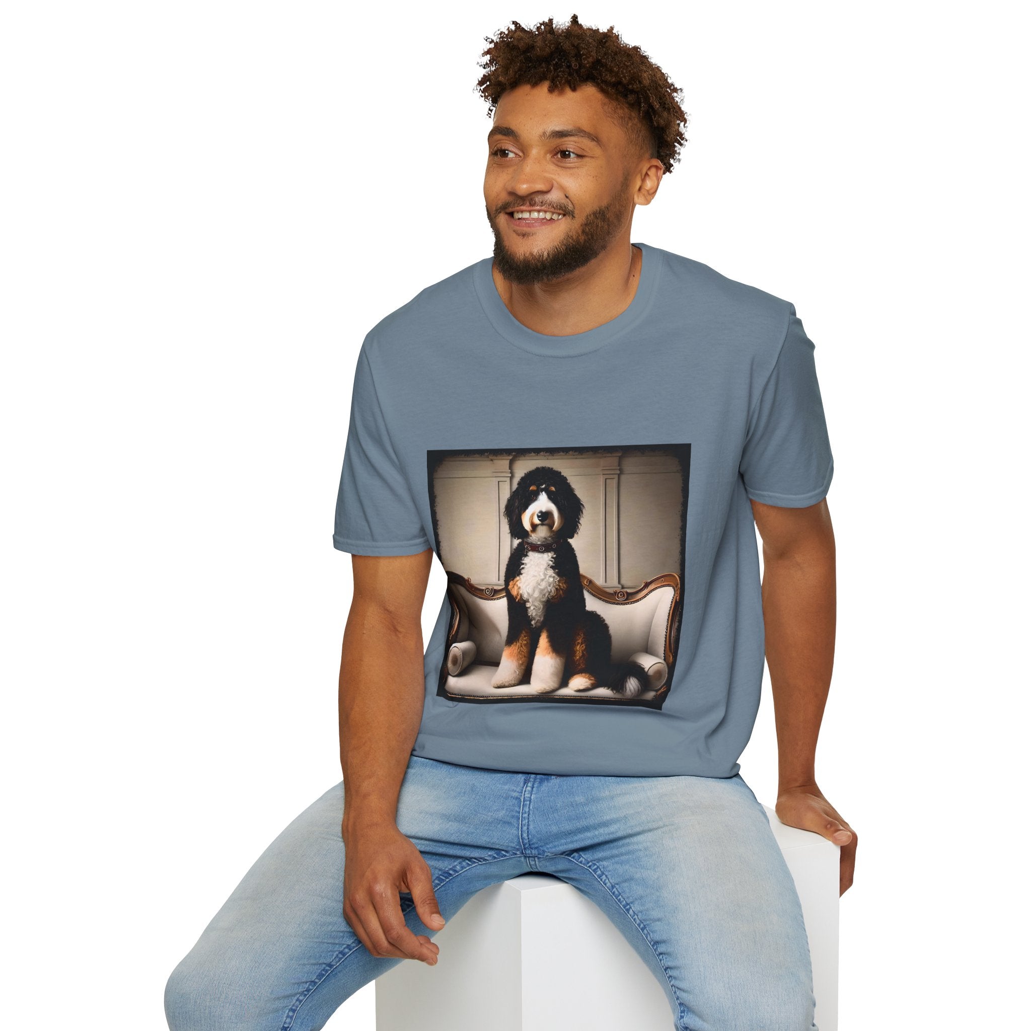 Bernedoodle Poised Posh | Unisex Dog T-Shirt