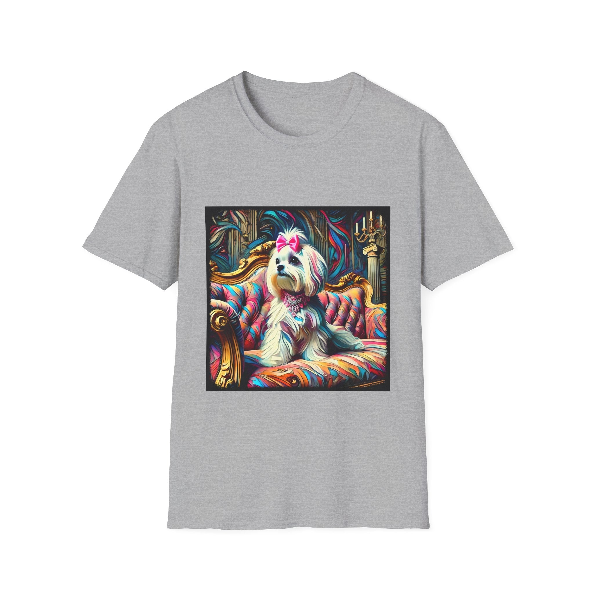 Maltese Diamond Princess Classic | Unisex Dog T-Shirt