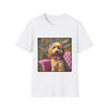 Goldendoodle Pink Diamond Bow Swirl  | Unisex Dog T-Shirt