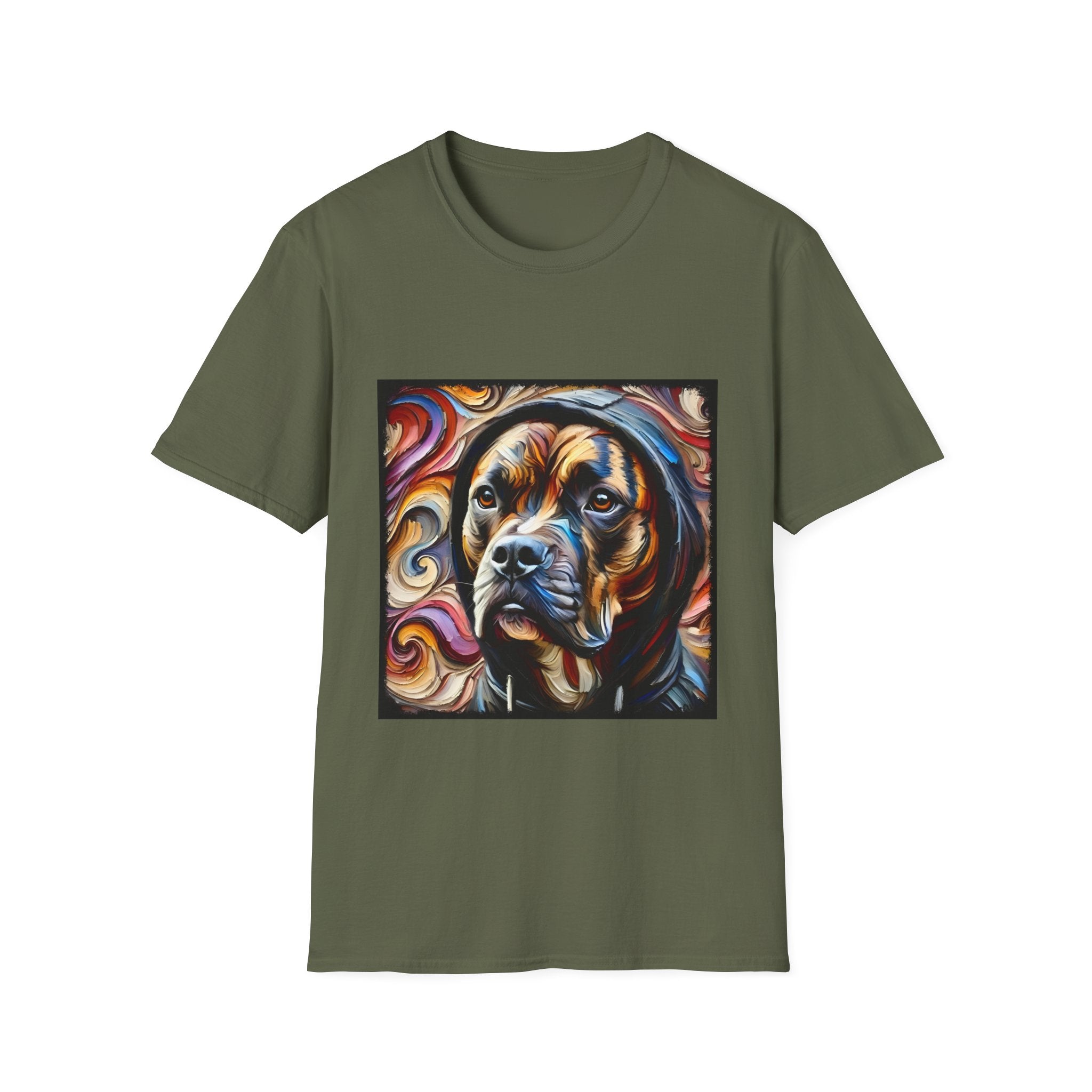American Pit Bull Terrier Shirt | Downtown Swirl Dog Lover Tee