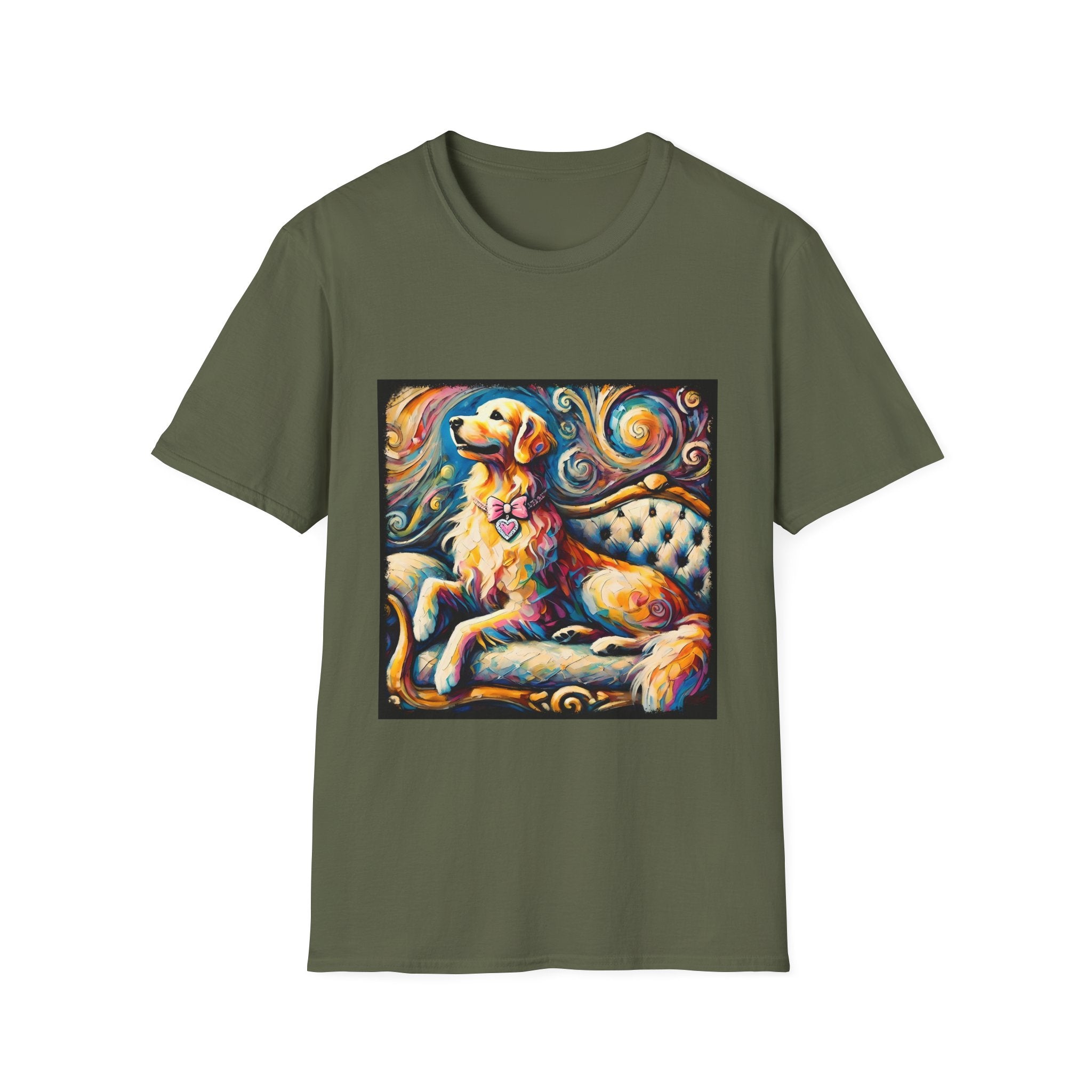 Golden Retriever Shirt | Pastel Swirl Dog Lover Tee