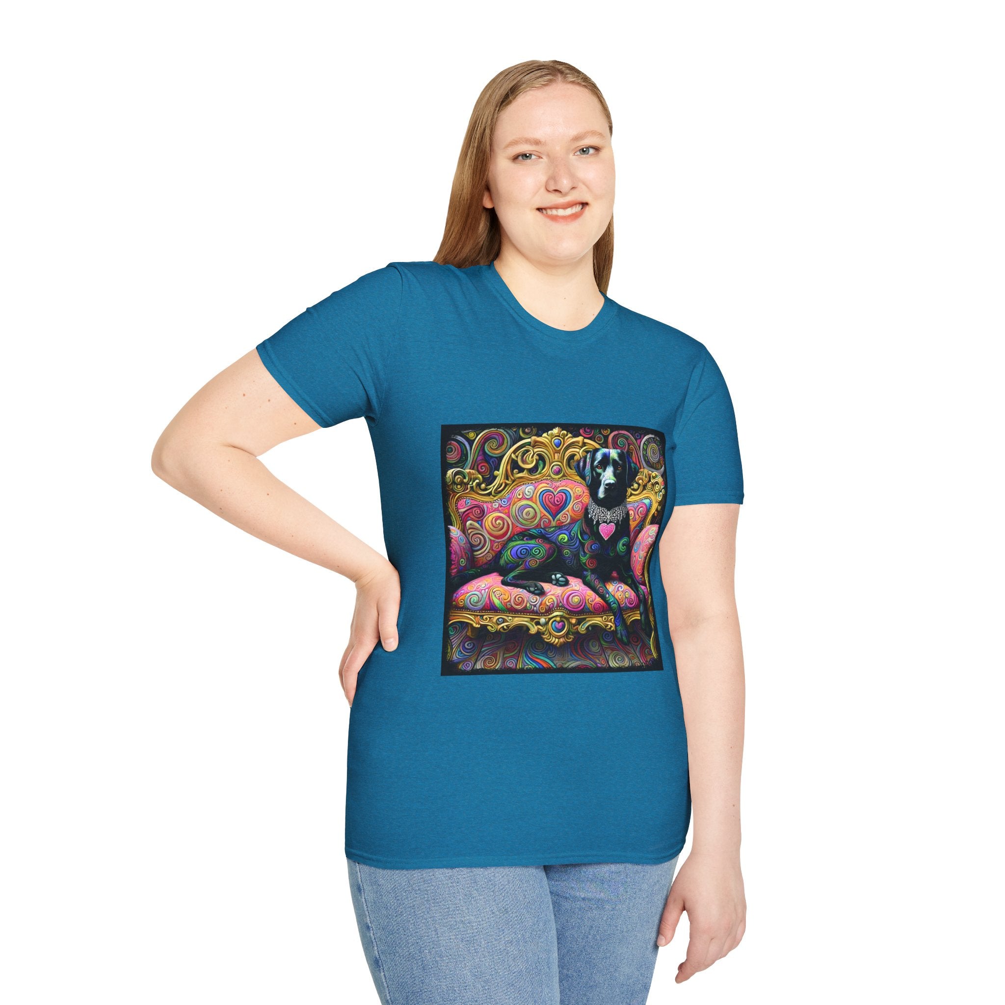 Labrador Retriever Love Swirl | Unisex Dog T-Shirt