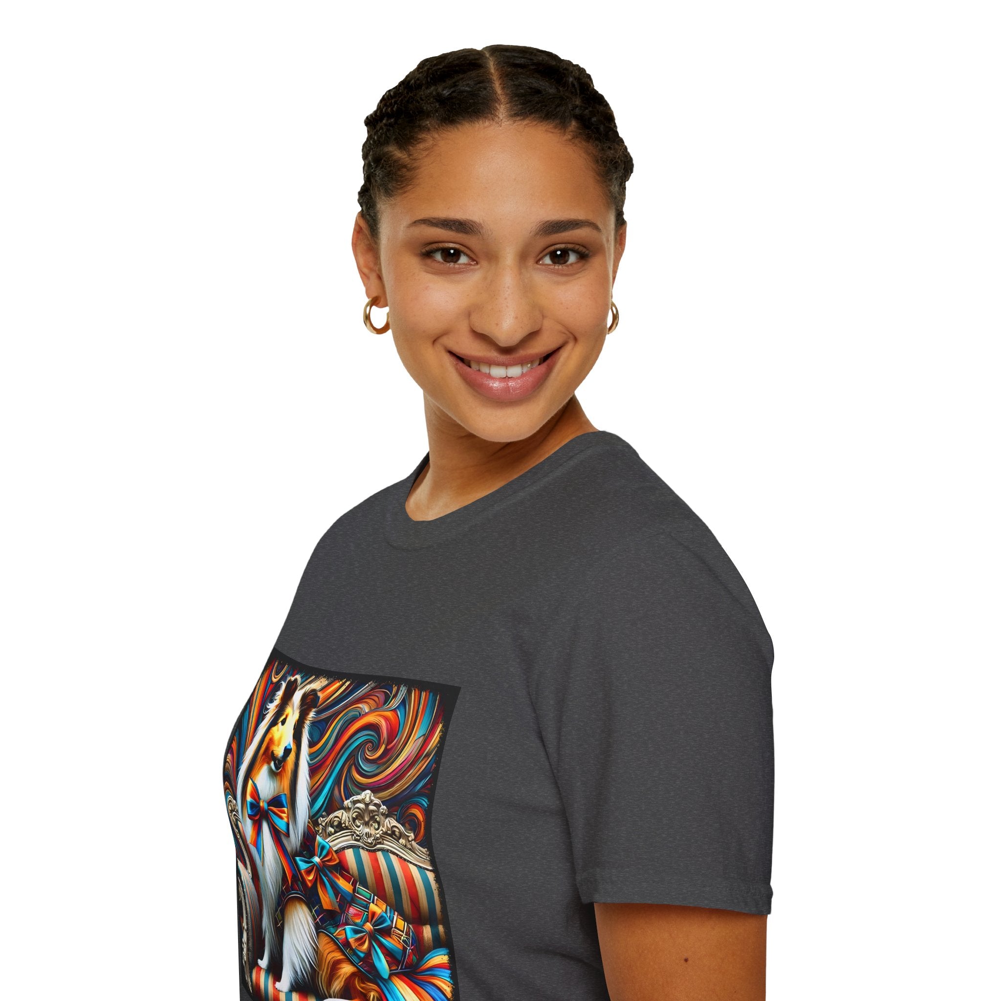 Collie Dynamic Swirl | Unisex Dog T-Shirt