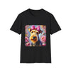 Airedale Terrier Shirt | Pastel Rose Classic Dog Lover Tee