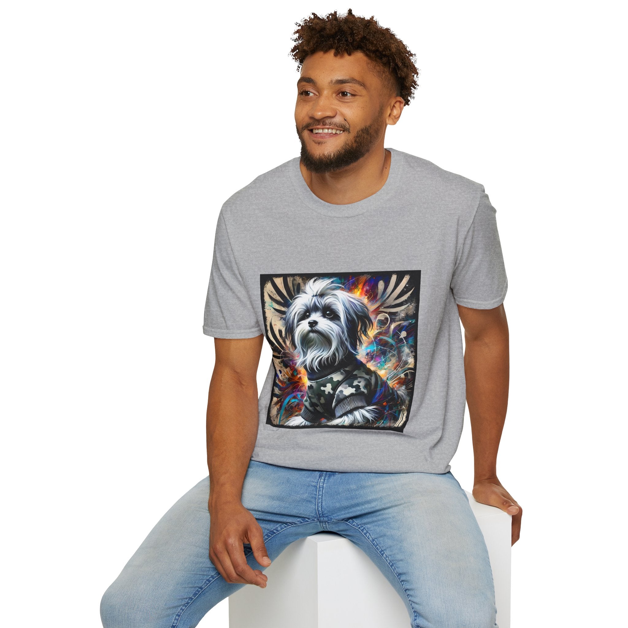 Maltese Bold Armor Classic | Unisex Dog T-Shirt