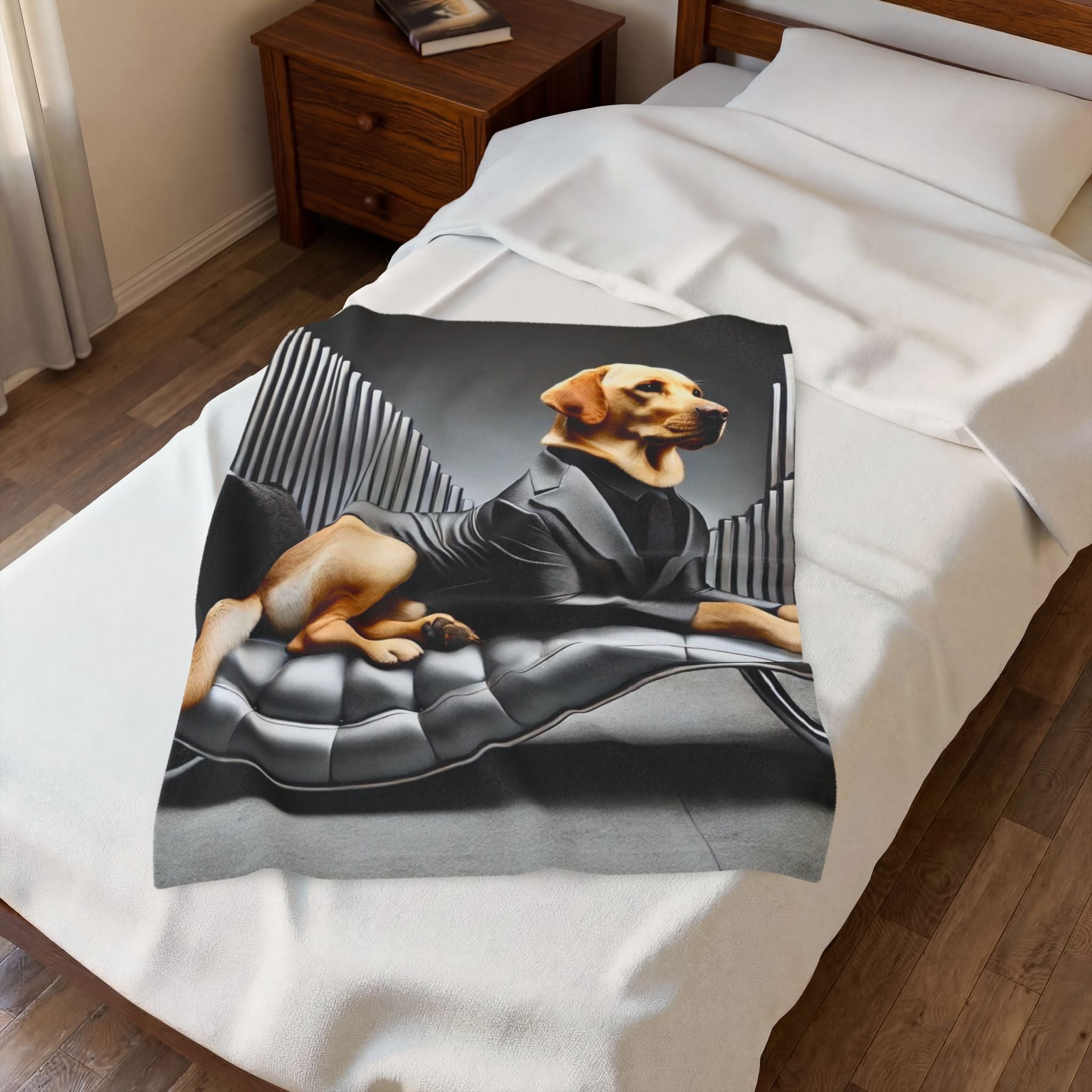 Labrador Retriever Blanket | Dapper Dude Dog Lover Gift