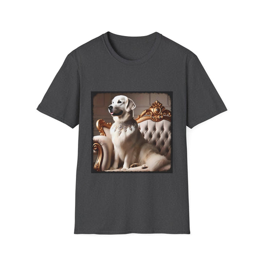 Golden Retriever English Cream Princess design dog lover unisex t-shirt in dark heather