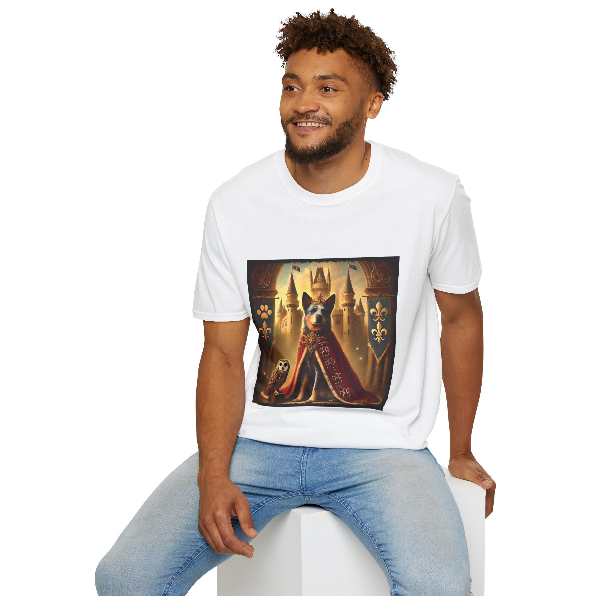Australian Cattle Dog Velvet King | Unisex Dog T-Shirt