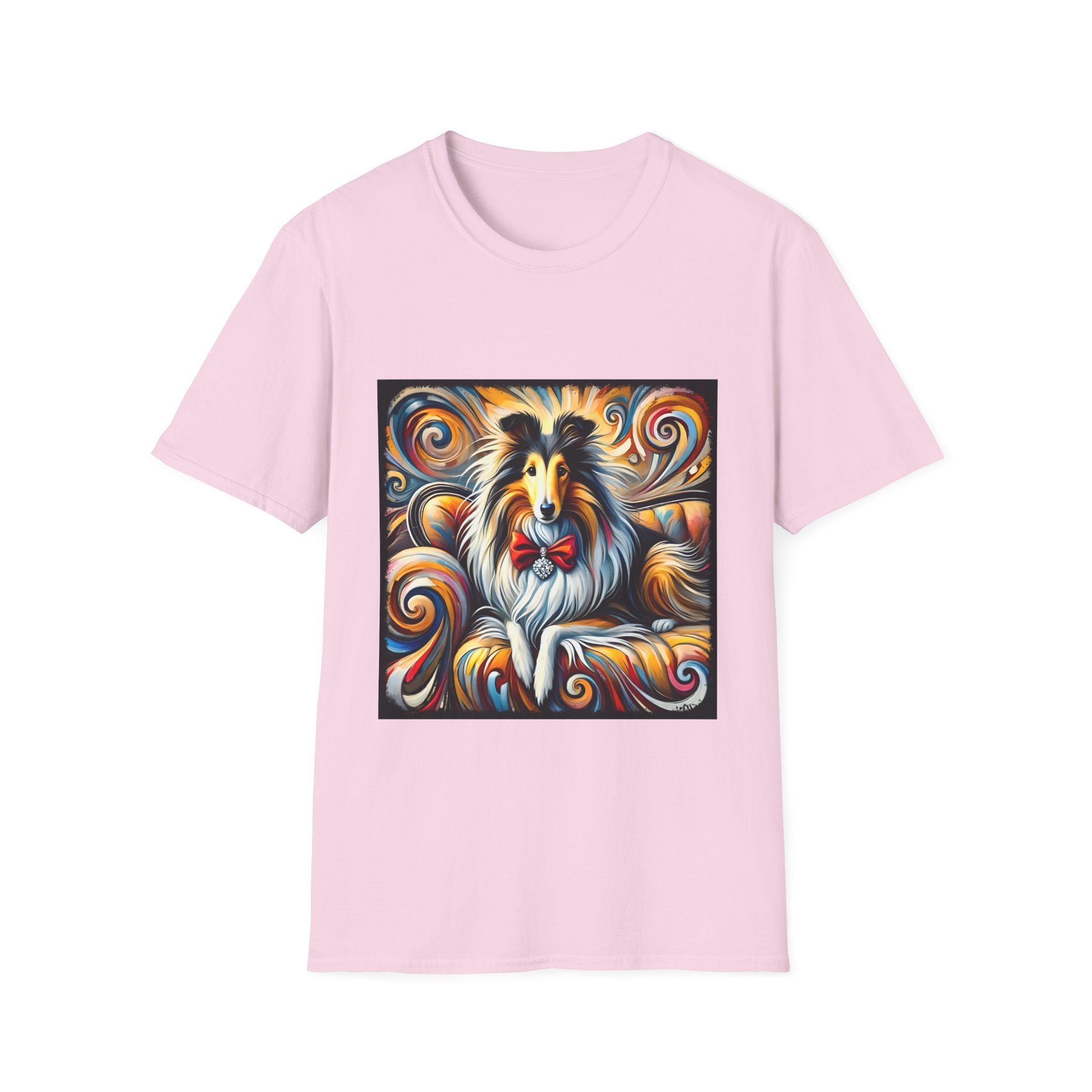 Collie Bold Swirl | Unisex Dog T-Shirt