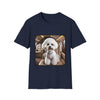 Bichon Frise Friendly Flier | Unisex Dog T-Shirt