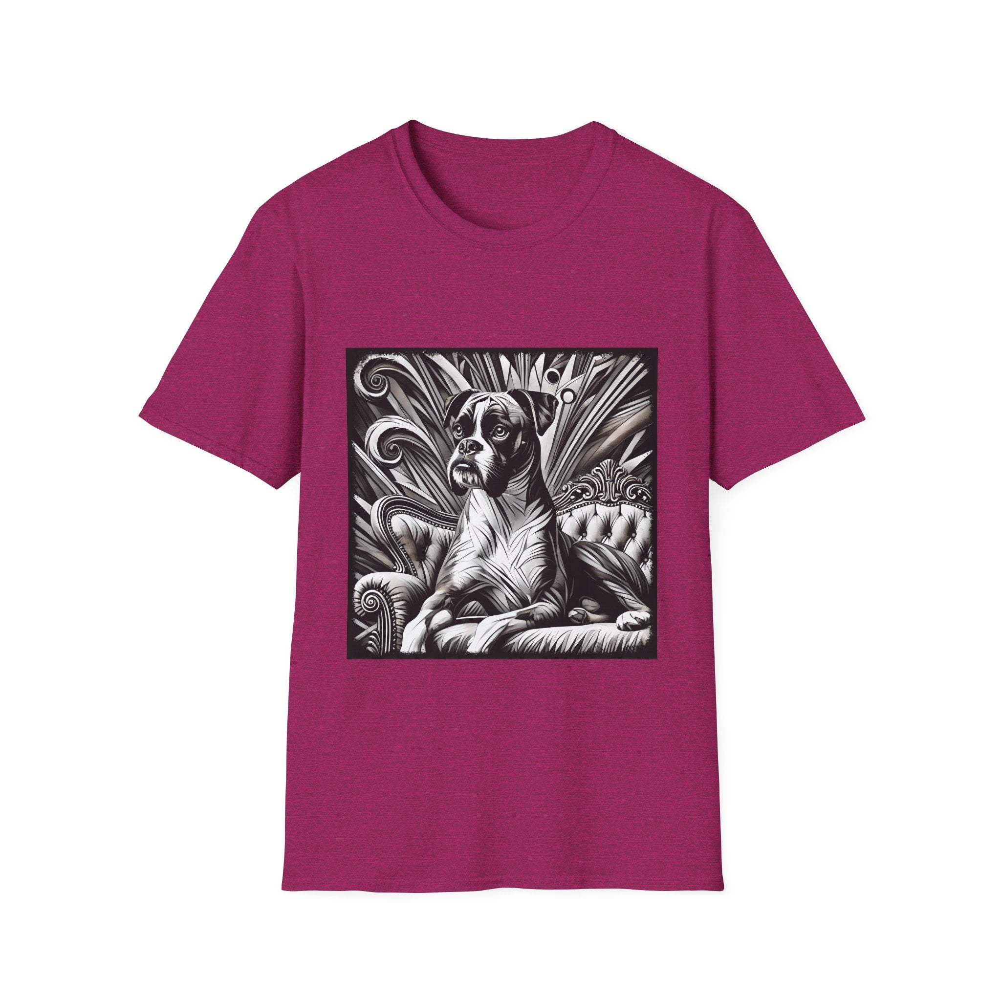 Boxer B&W Bold | Unisex Dog T-Shirt