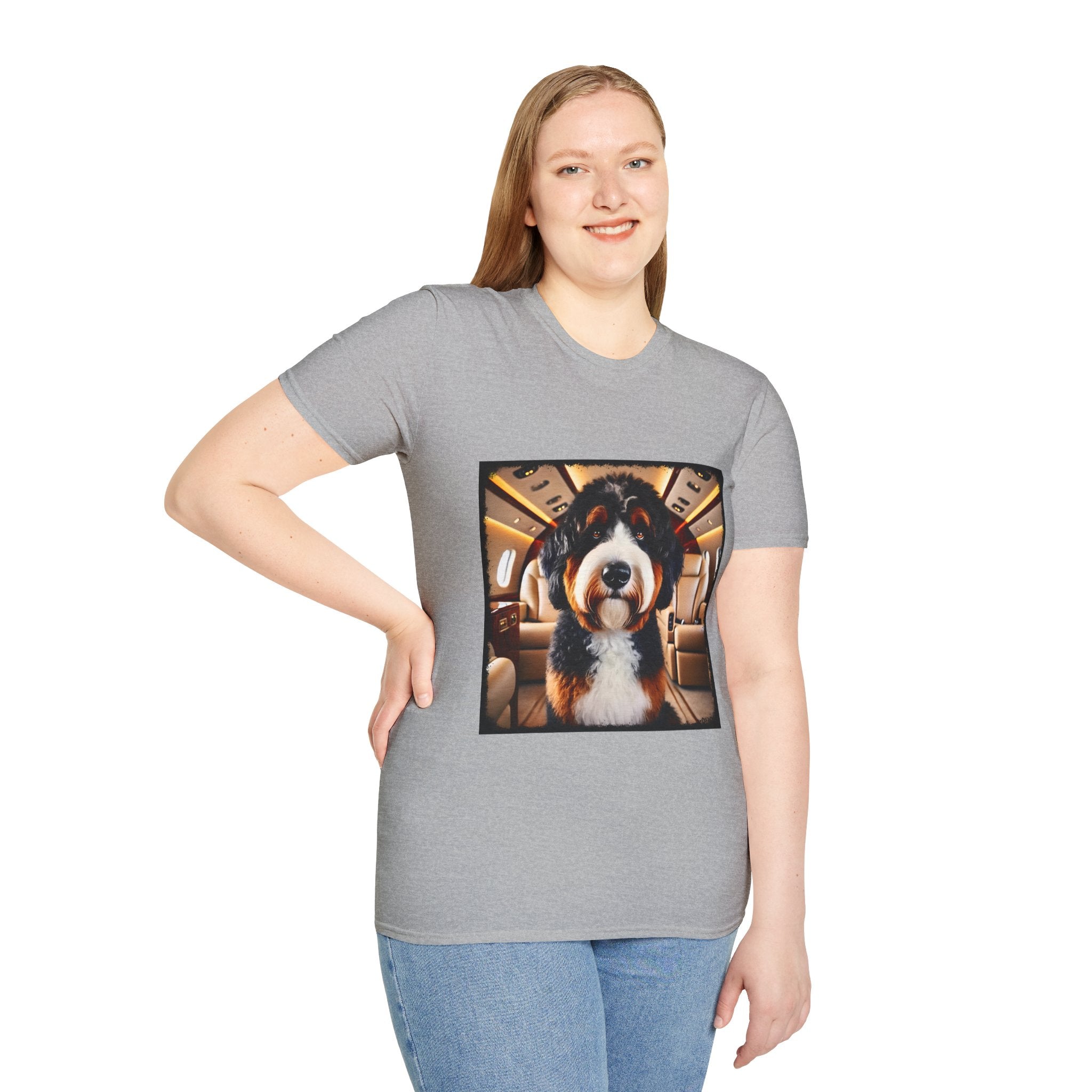 Bernedoodle Luxe Flier | Unisex Dog T-Shirt