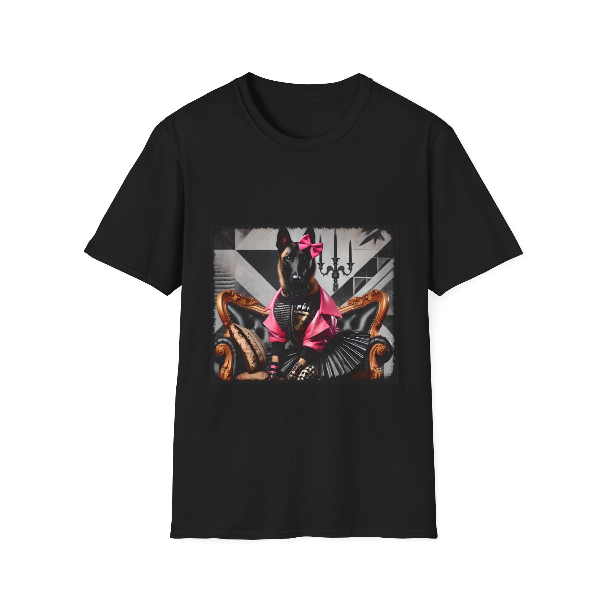 Belgian Malinois Pink Rocker | Unisex Dog T-Shirt
