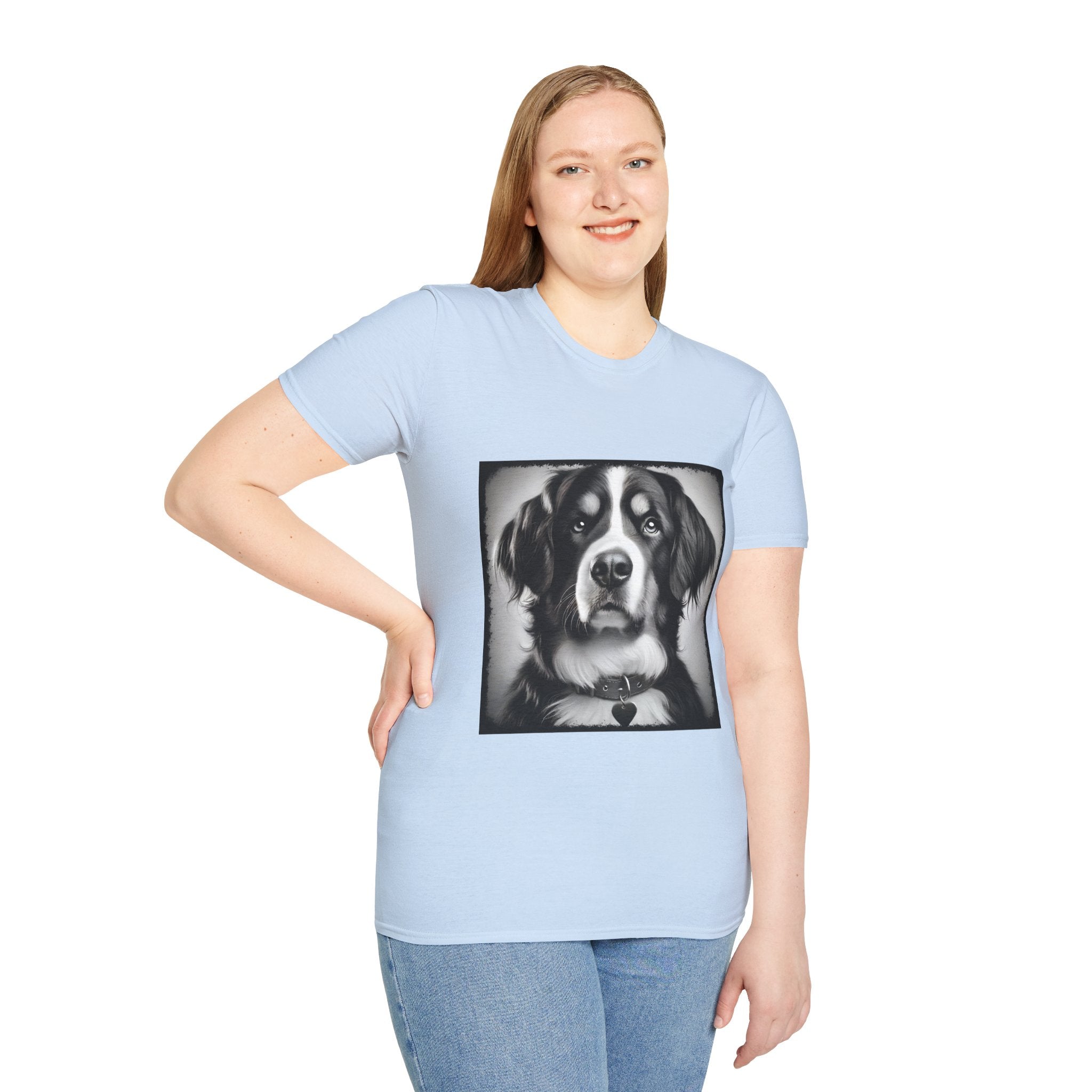 Bernese Mountain Dog Sweet Heart | Unisex Dog T-Shirt