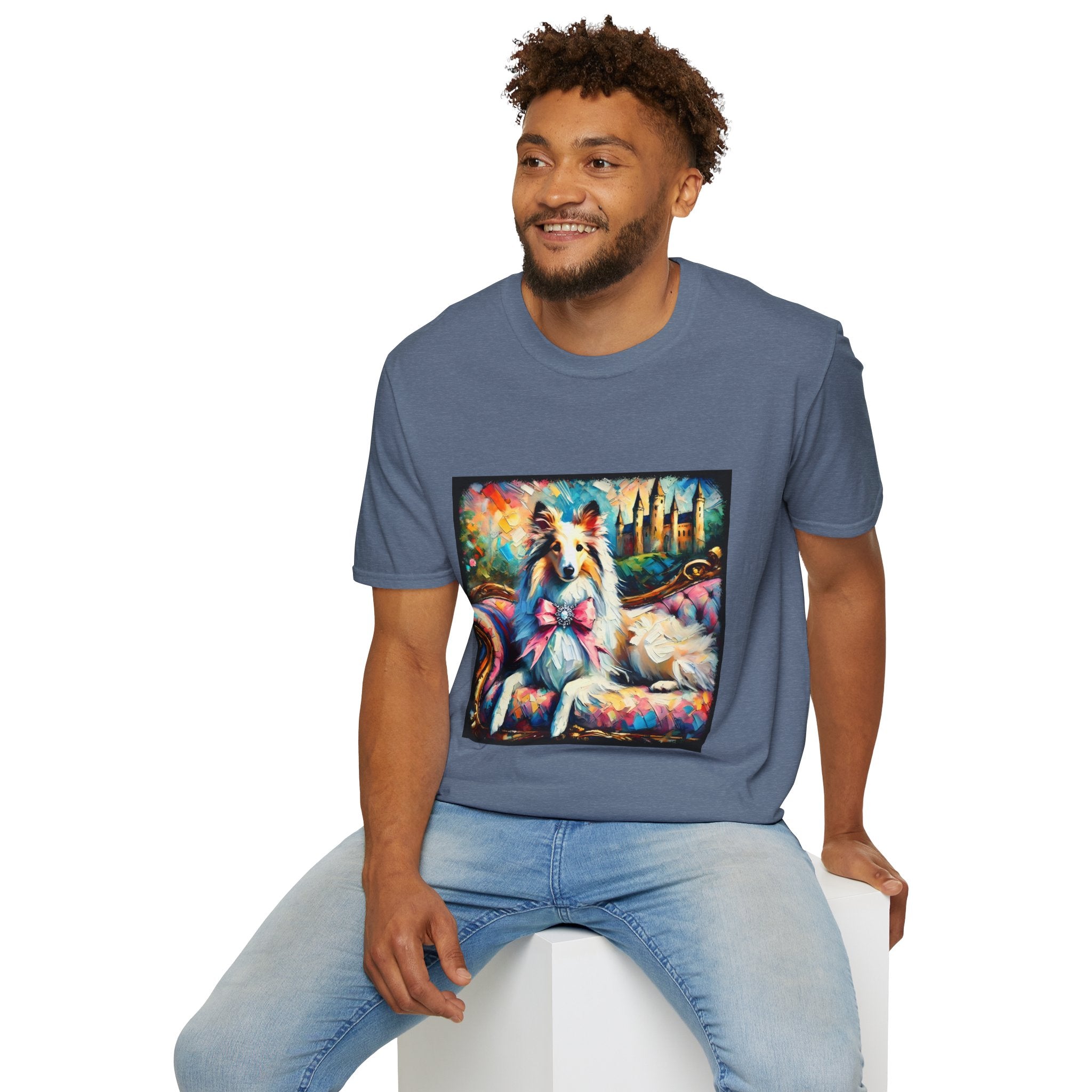Collie Diamond Princess Classic | Unisex Dog T-Shirt