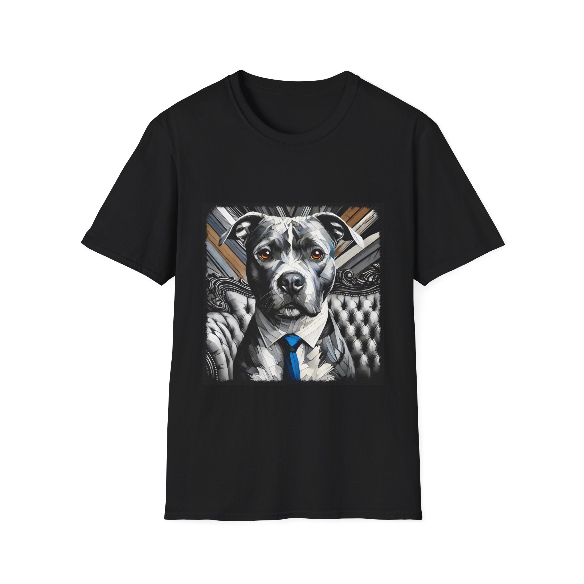 American Pit Bull Terrier Shirt | B&W Bold Eyes Dog Lover Tee