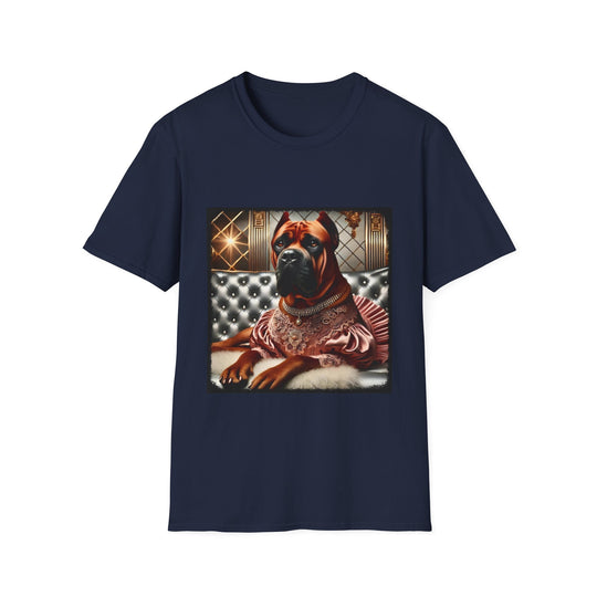 Cane Corso Selfie Star design dog lover unisex t-shirt in navy