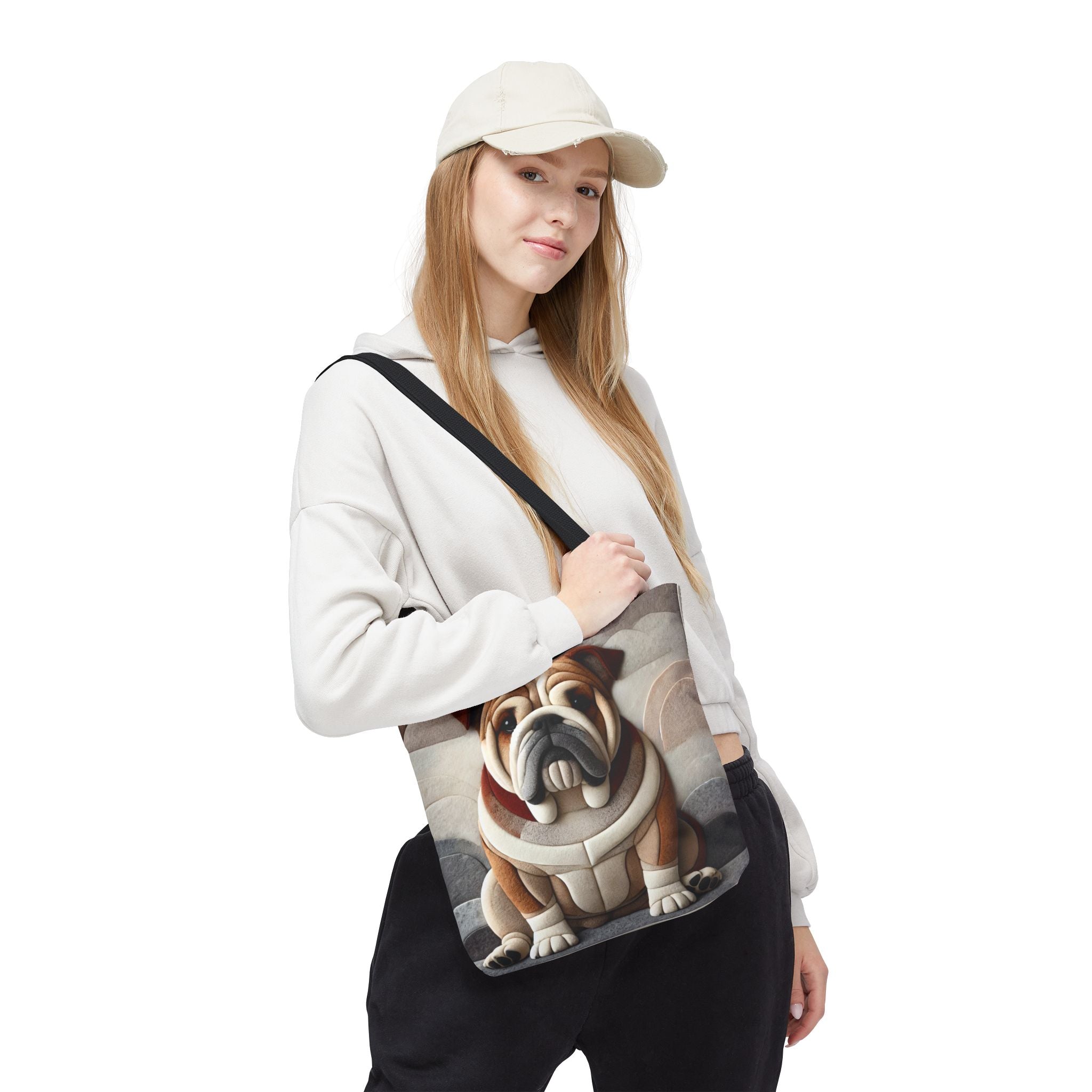Bulldog Tote Bag | Cuddle Buddy Dog Lover Gift