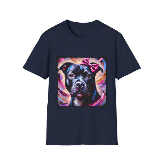American Pit Bull Terrier Beautiful Classic design dog lover unisex t-shirt in navy