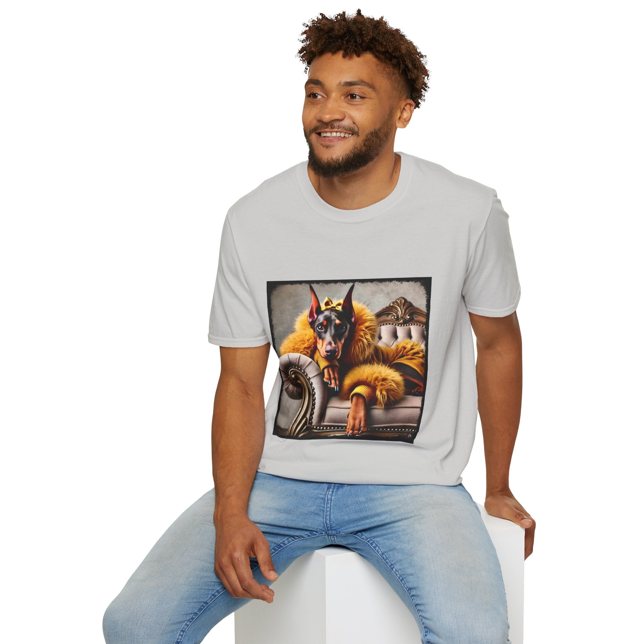 Doberman Pinscher Fur Babe | Unisex Dog T-Shirt