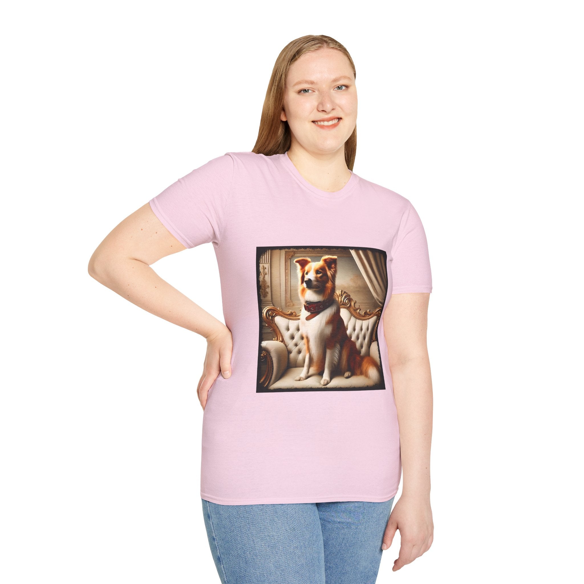 Border Collie Posh Portrait | Unisex Dog T-Shirt