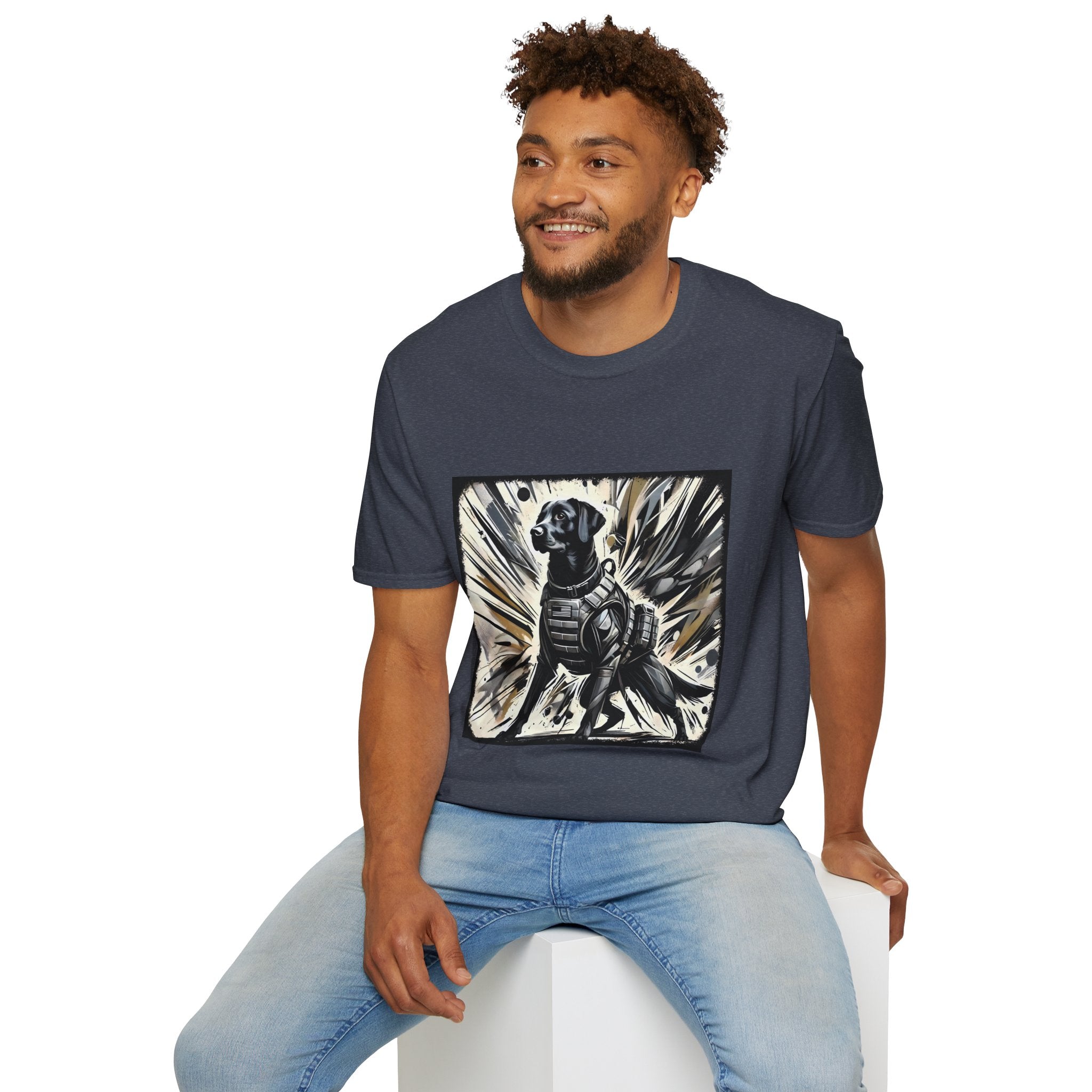 Labrador Retriever Bold Armor Classic | Unisex Dog T-Shirt