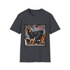 German Shepherd Leather Rebel | Unisex Dog T-Shirt