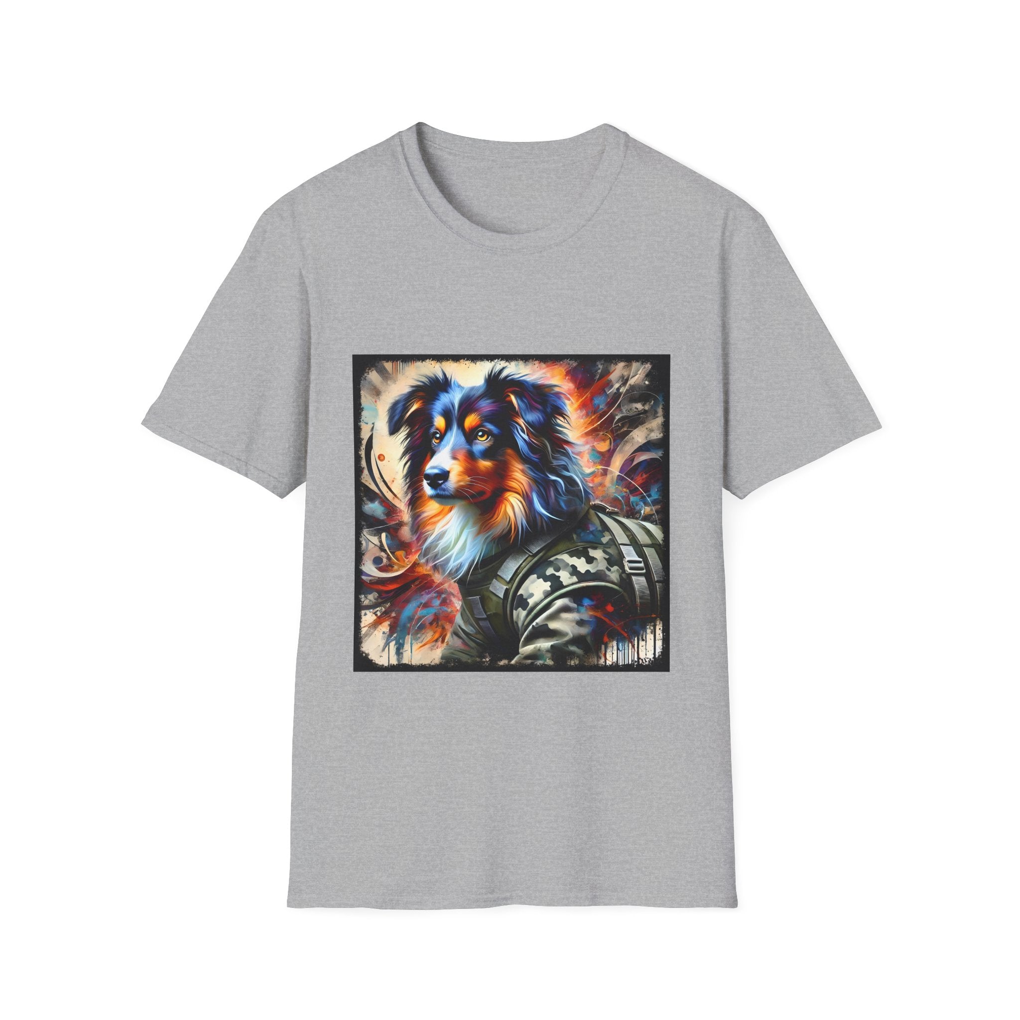 Miniature American Shepherd Camo Classic | Unisex Dog T-Shirt