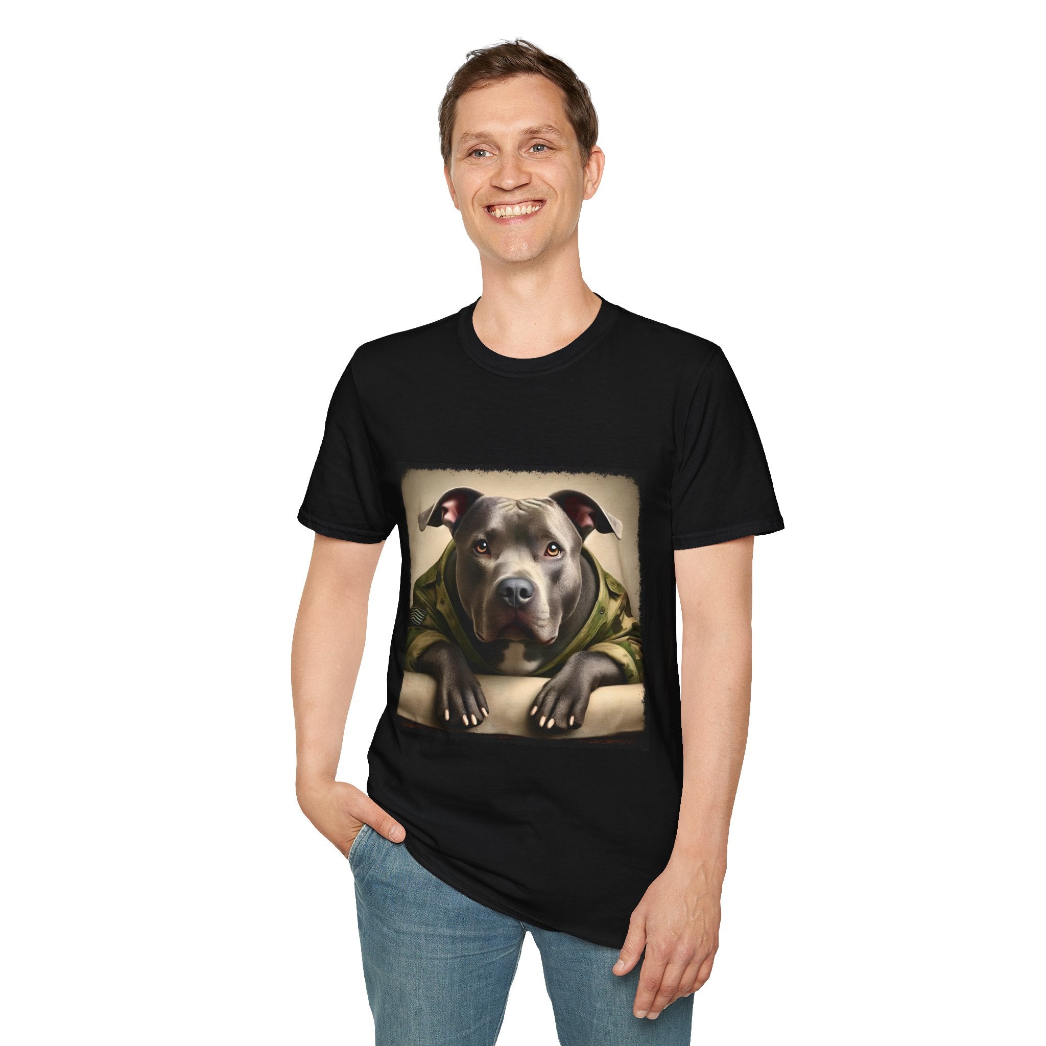American Pit Bull Terrier Shirt | Confident Camo Dog Lover Tee